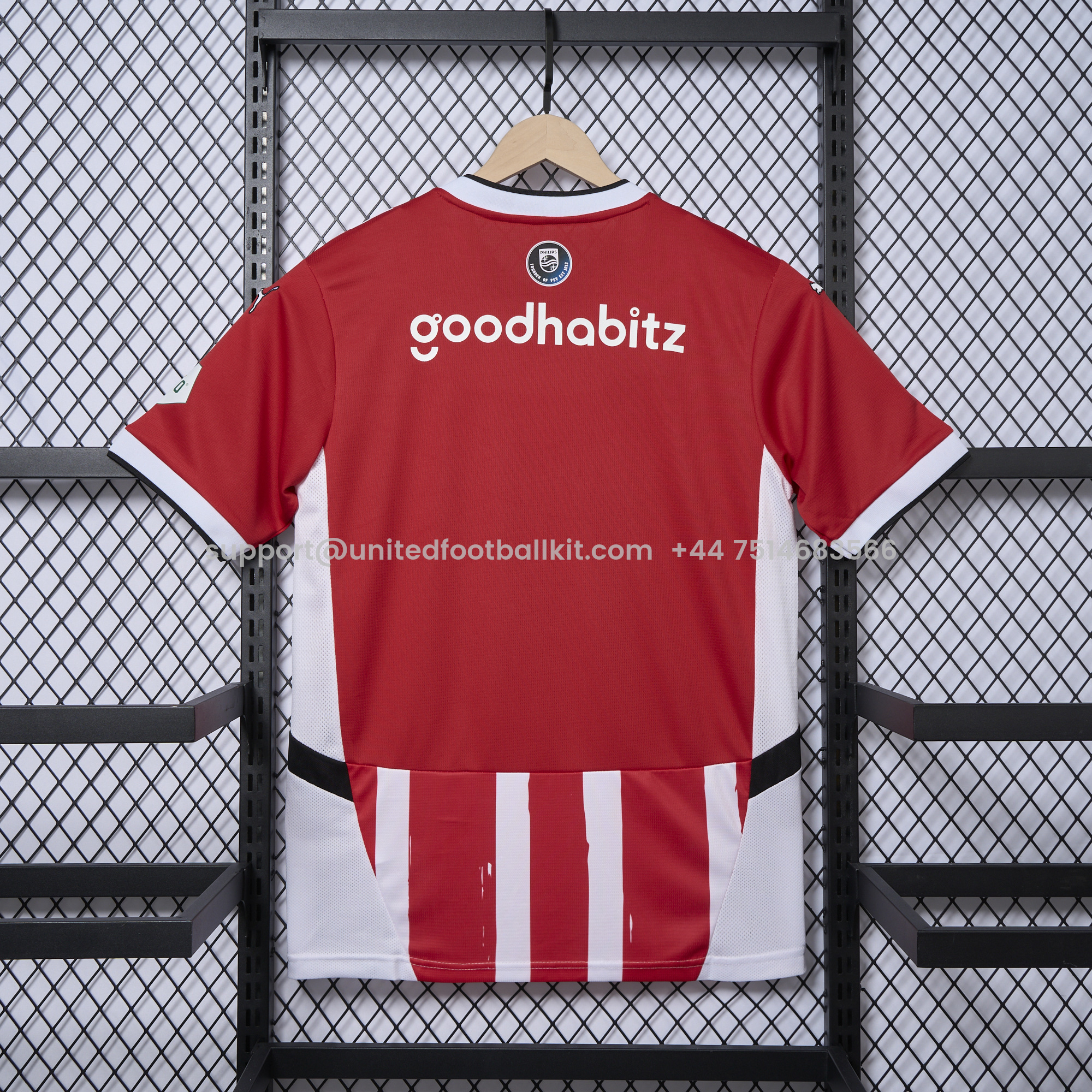 Unitedfootballkit.com | PSV Eindhoven 24-25 Home Jersey - Fans Version -Customize Name, Number and Patch | Worldwide Shipping