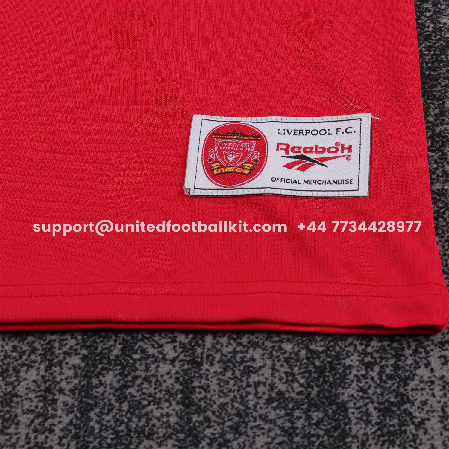 Unitedfootballkit.com | Retro Liver.pool 1996-97 Home Kids Kit -Customize Name, Number and Patch | Worldwide Shipping