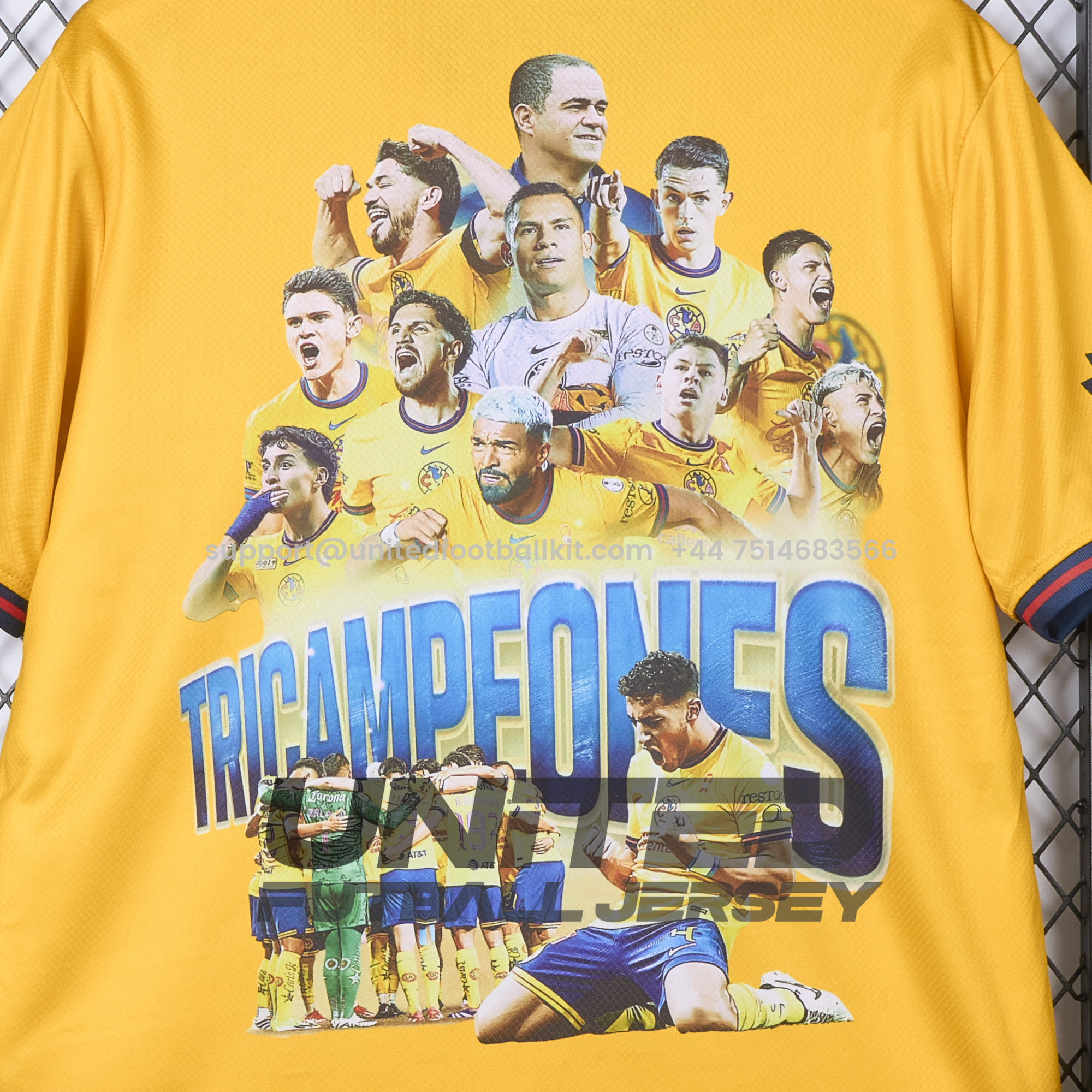 Unitedfootballkit.com | Club América 2024 Triple Championship Commemorative Edition Jersey -Customize Name, Number and Patch | Worldwide Shipping