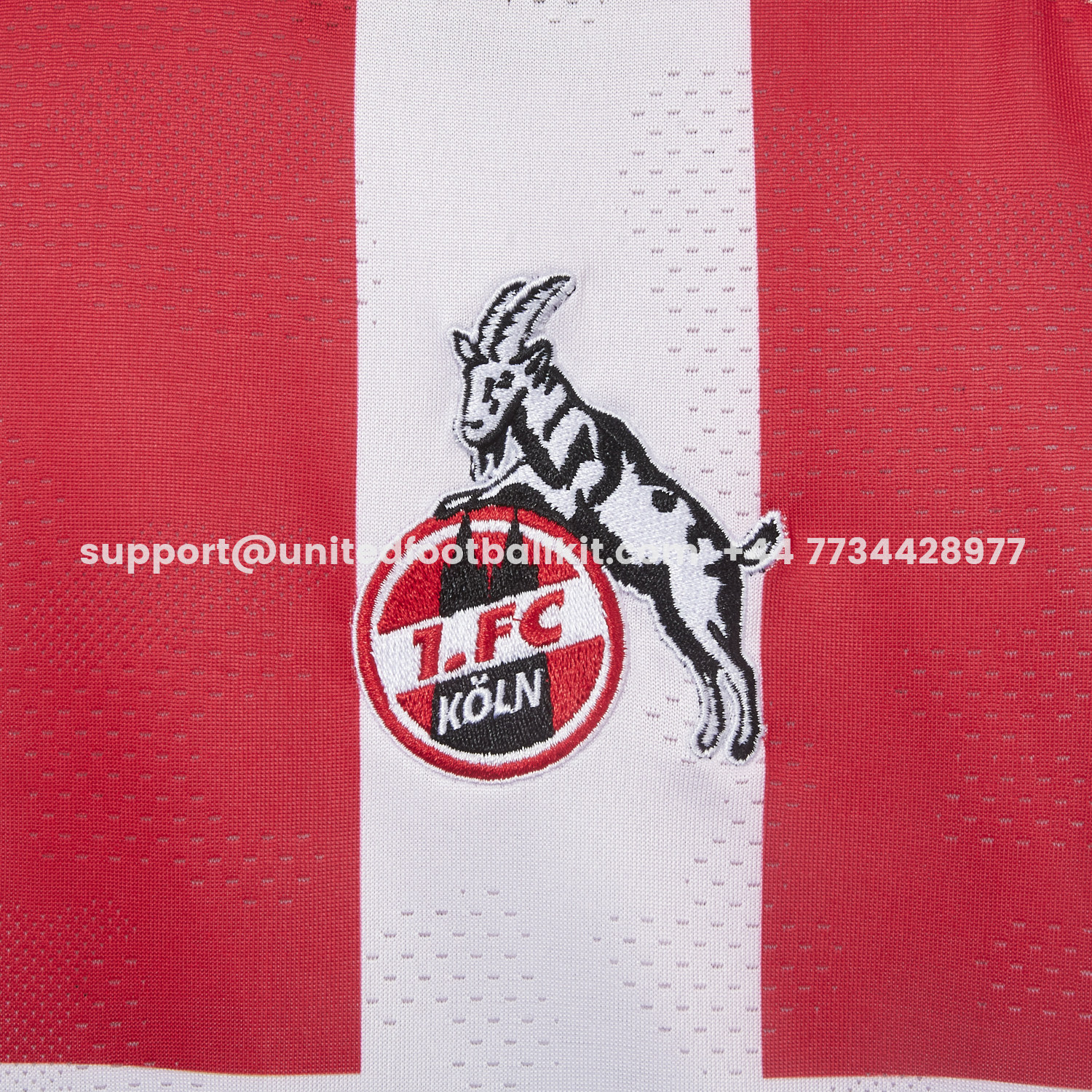 Unitedfootballkit.com | Köln 25-26 Home Jersey - Fans Version -Customize Name, Number and Patch | Worldwide Shipping