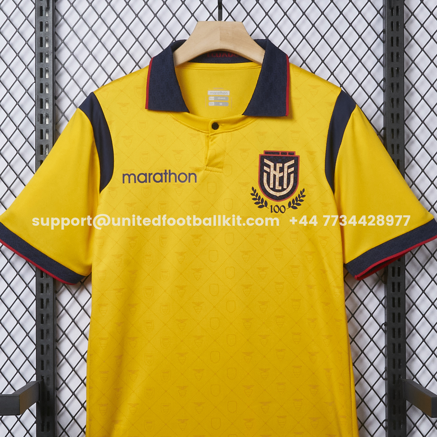 Unitedfootballkit.com | Ecuador 2025 Centenary Home Jersey - Fans Version -Customize Name, Number and Patch | Worldwide Shipping