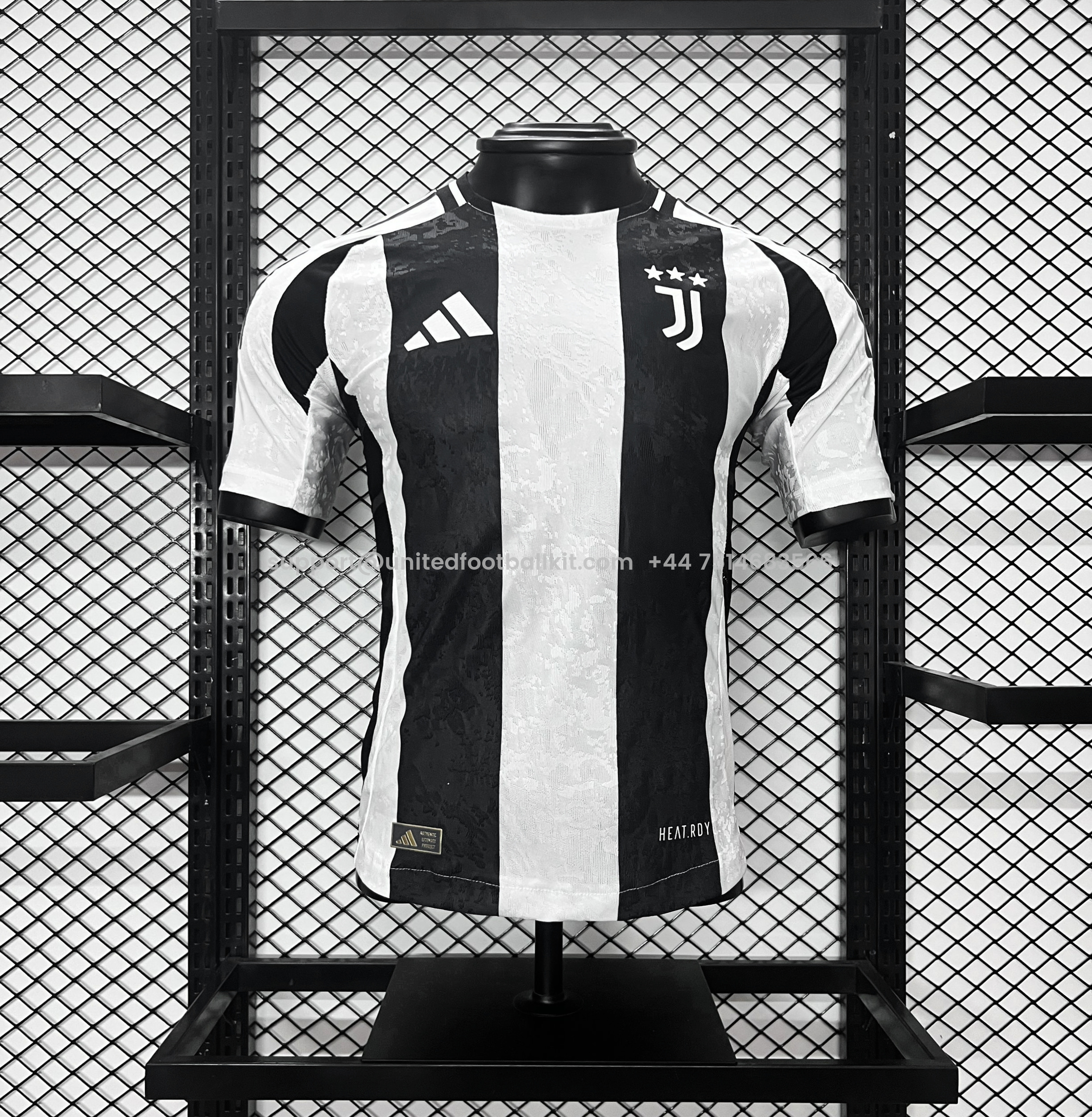 Unitedfootballkit.com | Juventus 24-25 Home Stadium Jersey - Player Version -Customize Name, Number and Patch | Worldwide Shipping