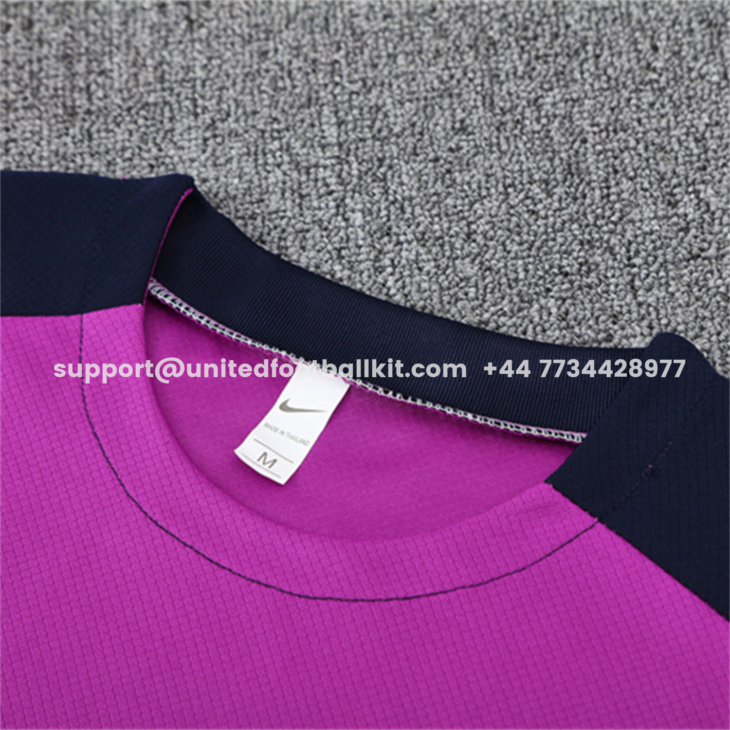 Unitedfootballkit.com | Barcelona 25-26 Kids Short-Sleeve Training Set - Purple Top & Deep Blue Shorts -Customize Name, Number and Patch | Worldwide Shipping