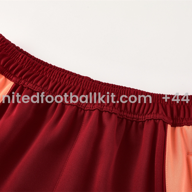 Unitedfootballkit.com | AS Roma 24-25 Originals LFSTLR Jacket Training Tracksuit - White Top and Red Pant -Customize Name, Number and Patch | Worldwide Shipping