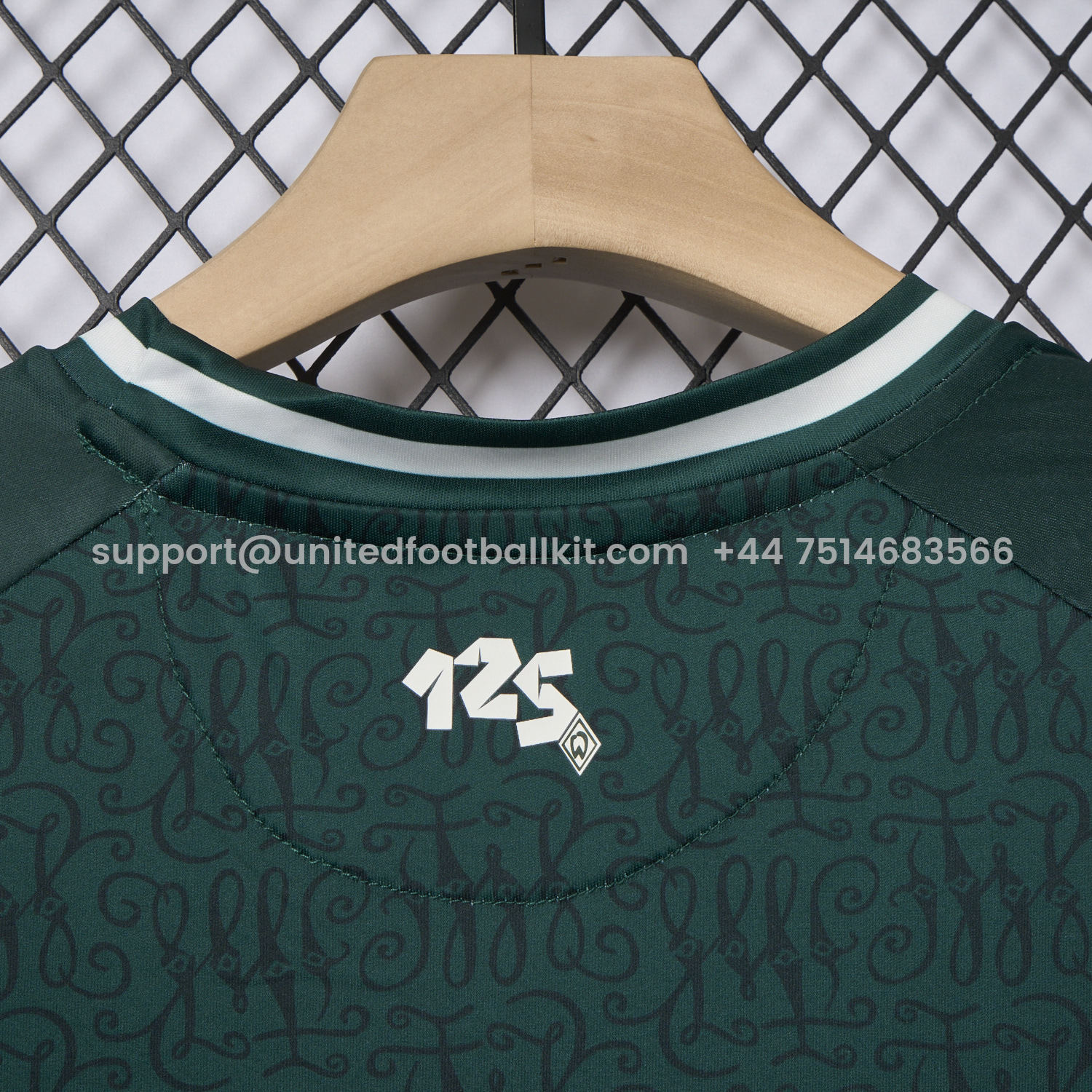 Unitedfootballkit.com | Werder Bremen 23-24 125th Anniversary Jersey - Fans Version -Customize Name, Number and Patch | Worldwide Shipping