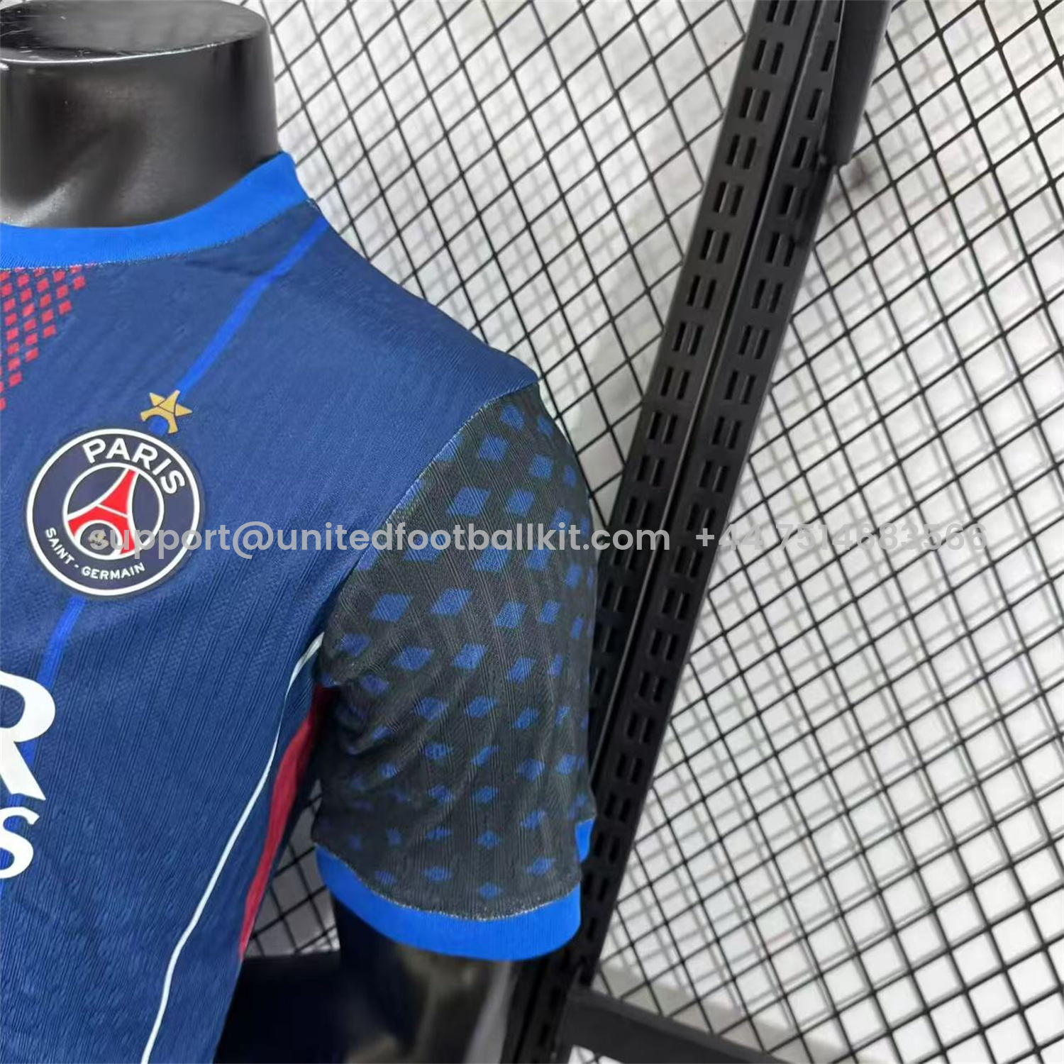 Unitedfootballkit.com | Paris Saint-Germain PSG 25-26 Champion Blue Special Edition Jersey With Star - Player Version -Customize Name, Number and Patch | Worldwide Shipping