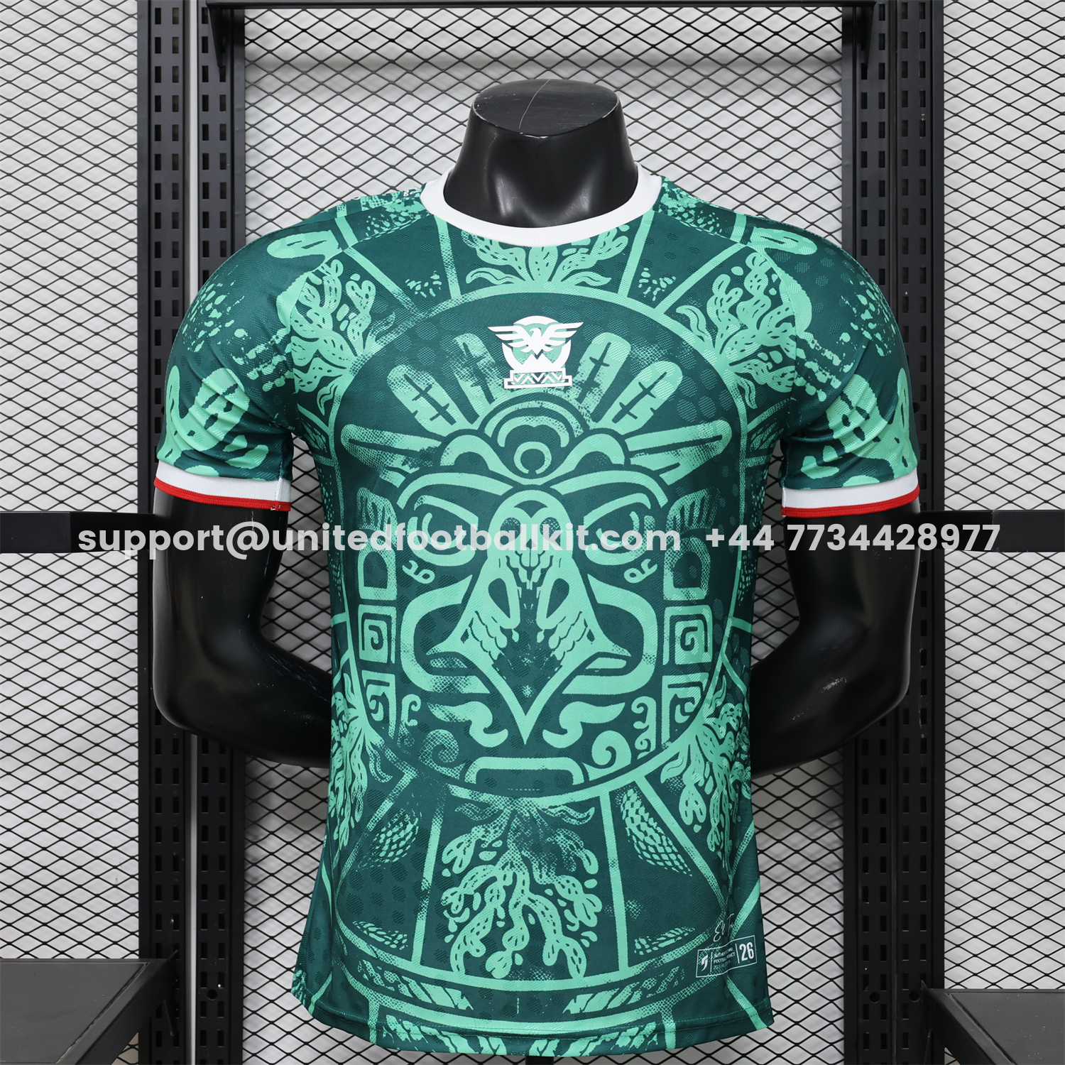 Unitedfootballkit.com | Mexico 2026 Green Totem Special Jersey - Player Version -Customize Name, Number and Patch | Worldwide Shipping