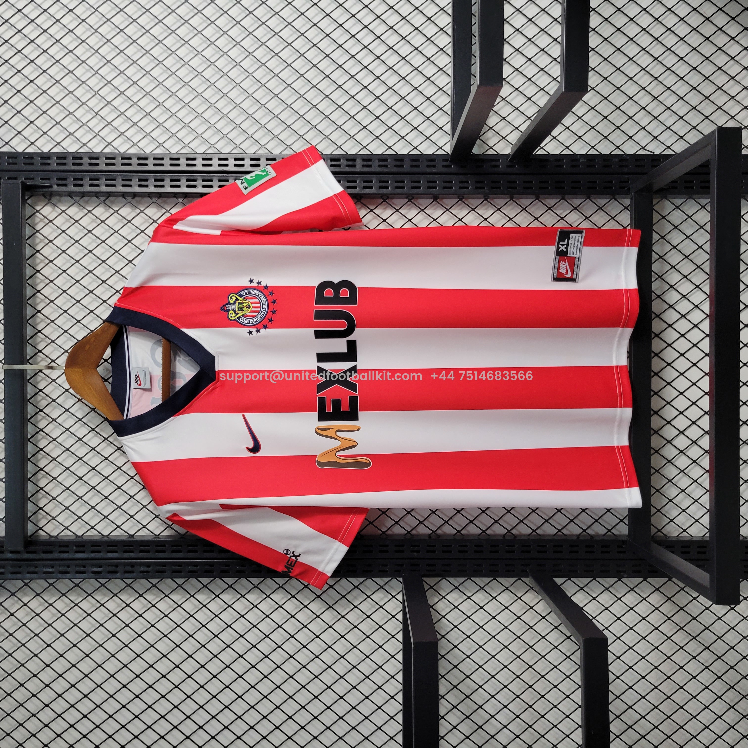 Unitedfootballkit.com | Retro Chivas de Guadalajara 96-97 Home Stadium Jersey -Customize Name, Number and Patch | Worldwide Shipping