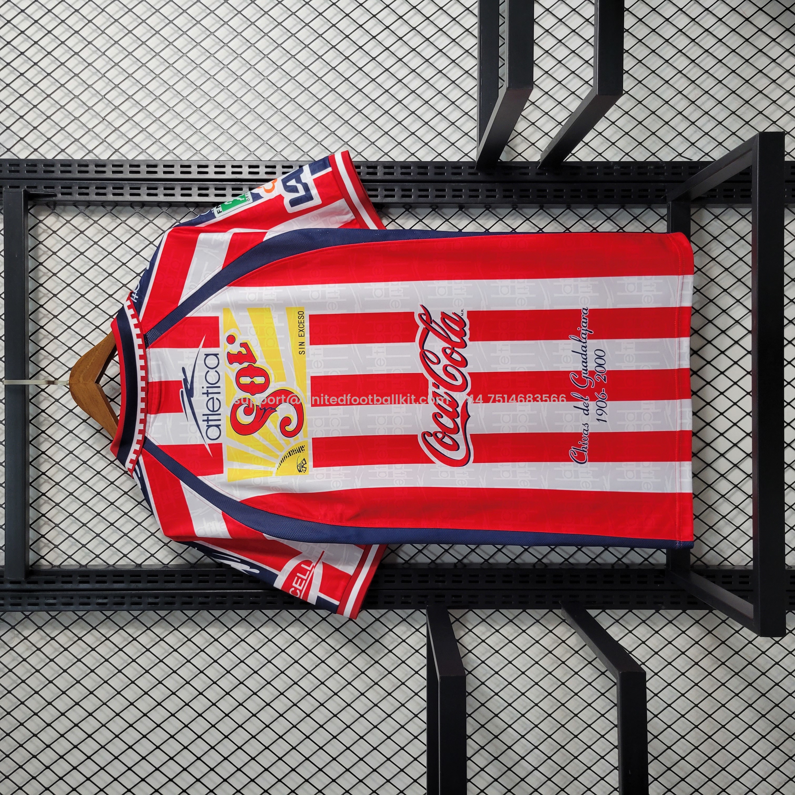 Unitedfootballkit.com | Retro Chivas de Guadalajara 99-00 Home Stadium Jersey -Customize Name, Number and Patch | Worldwide Shipping