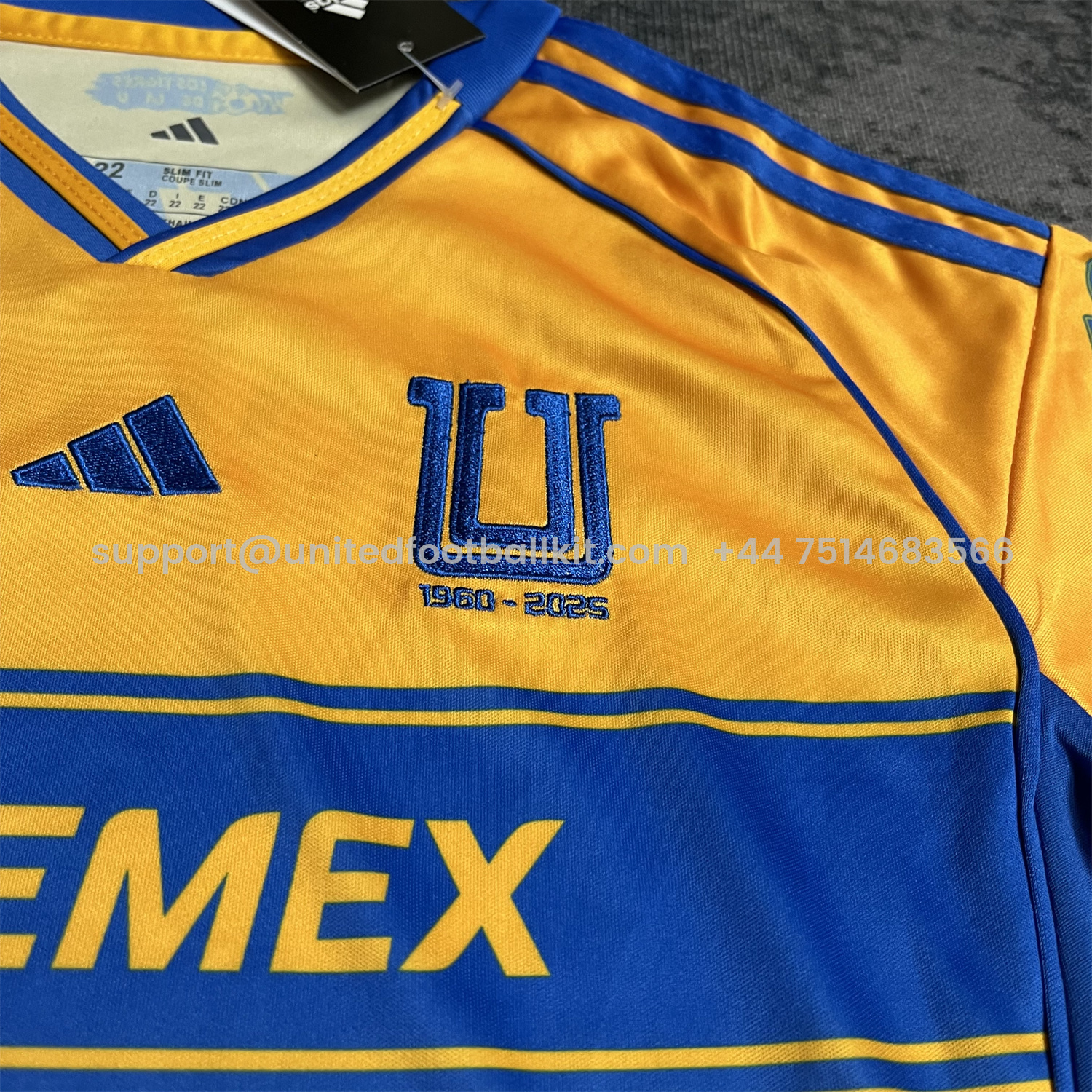 Unitedfootballkit.com | Tigres UANL 25-26 Home Kids Kit -Customize Name, Number and Patch | Worldwide Shipping