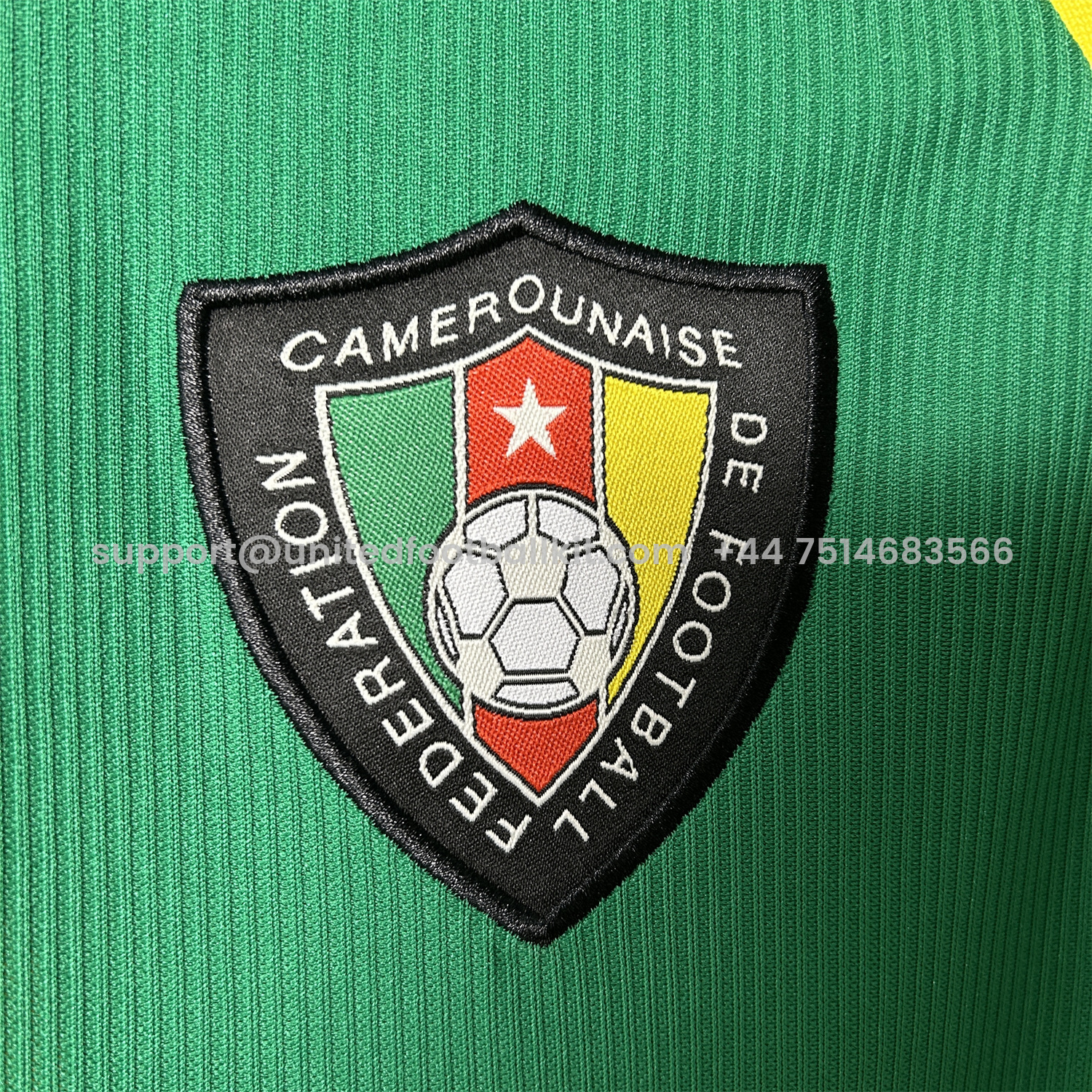 Unitedfootballkit.com | Retro Cameroon 1998 Home Jersey -Customize Name, Number and Patch | Worldwide Shipping
