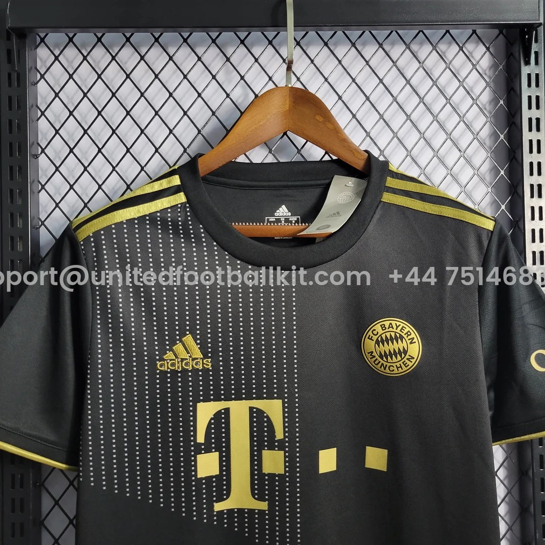 Unitedfootballkit.com | Retro Bayern Munich 21-22 Away Stadium Jersey -Customize Name, Number and Patch | Worldwide Shipping