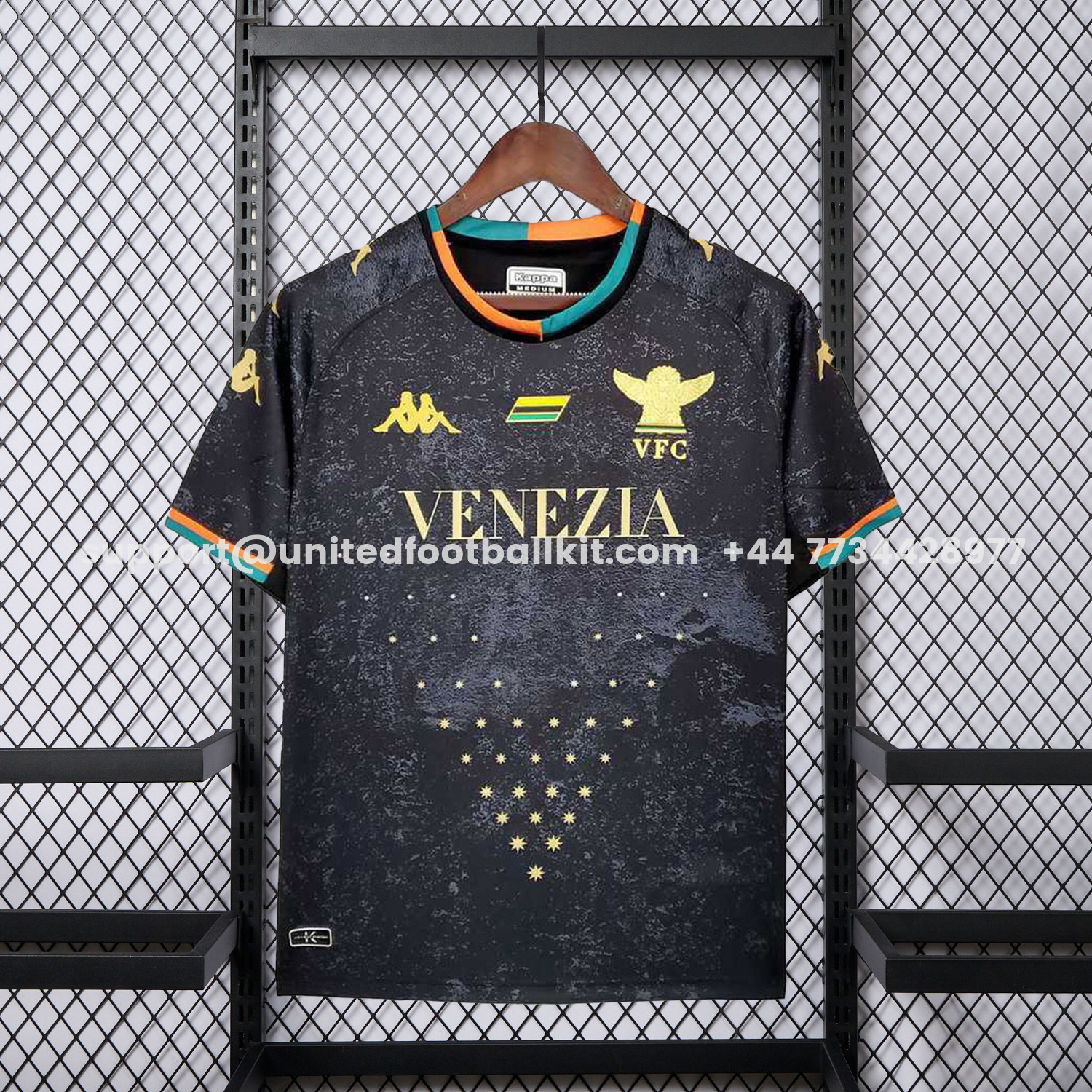 Unitedfootballkit.com | Retro Venezia FC 2021-22 Home Sleeves Jersey - Fans Version -Customize Name, Number and Patch | Worldwide Shipping