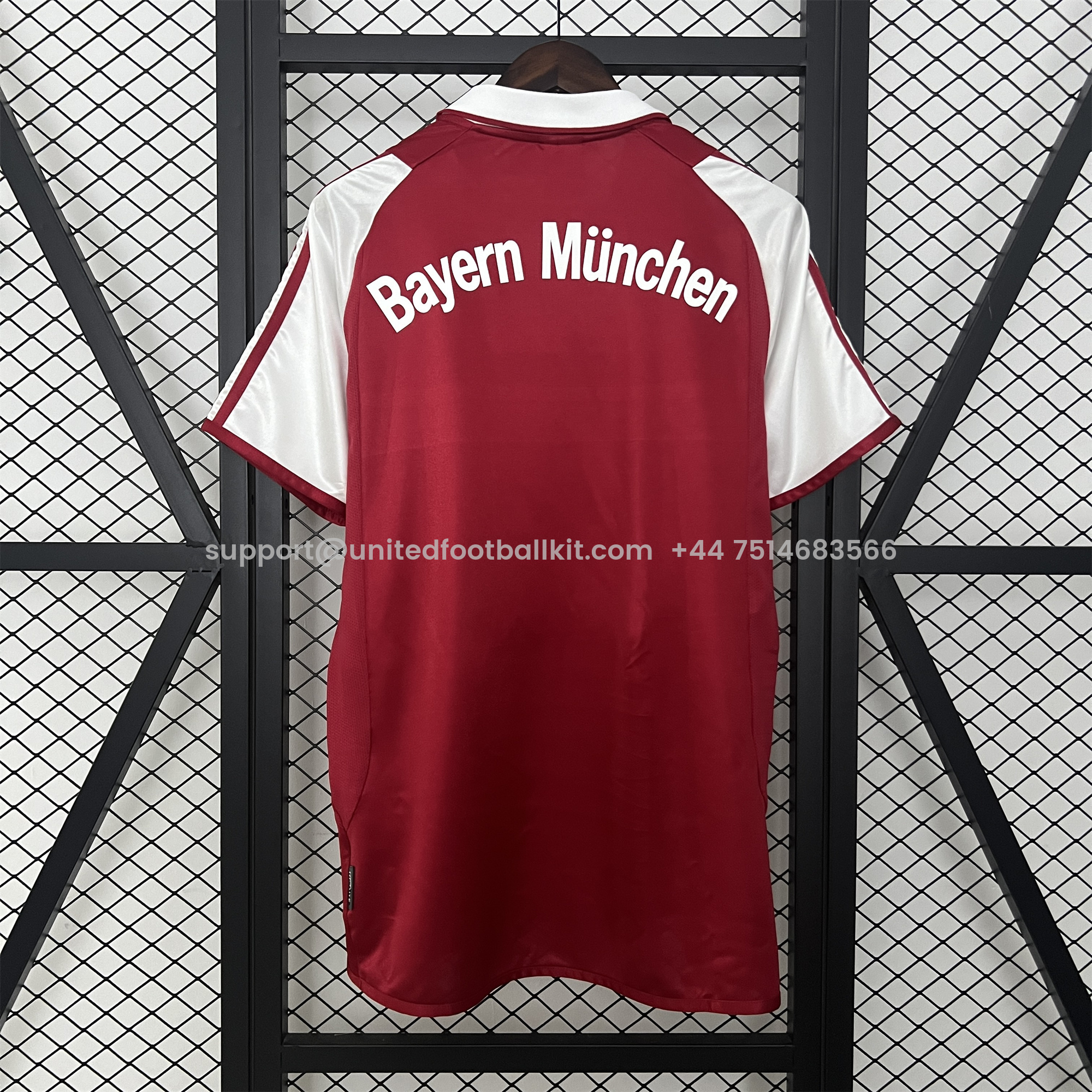 Unitedfootballkit.com | Retro Bayern Munich 2003-04 Home Jersey -Customize Name, Number and Patch | Worldwide Shipping