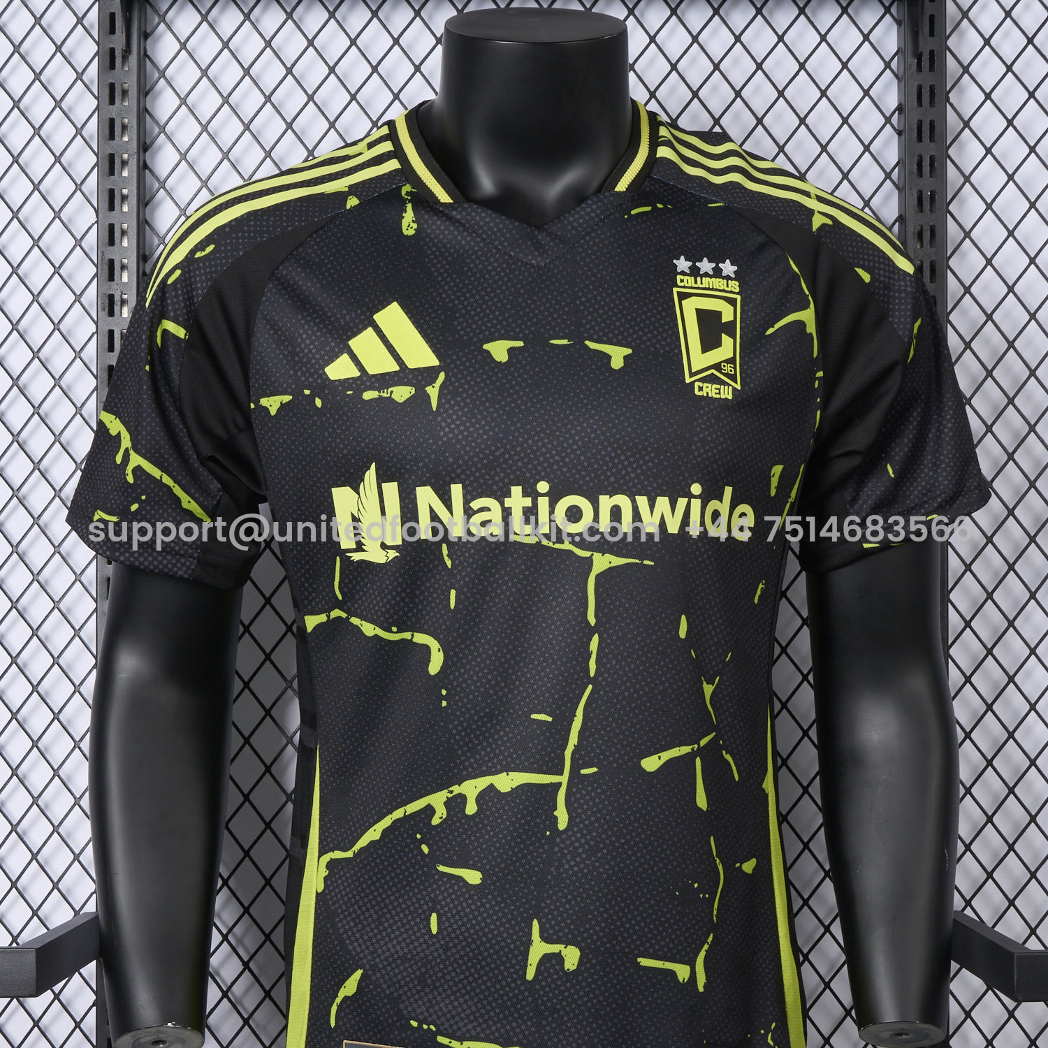 Unitedfootballkit.com | Columbus Crew 2025 Away Jersey - Player Version -Customize Name, Number and Patch | Worldwide Shipping