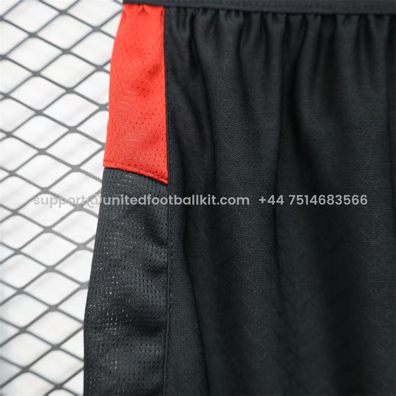Unitedfootballkit.com | AC Milan 25-26 Home Black Shorts - Player Version -Customize Name, Number and Patch | Worldwide Shipping