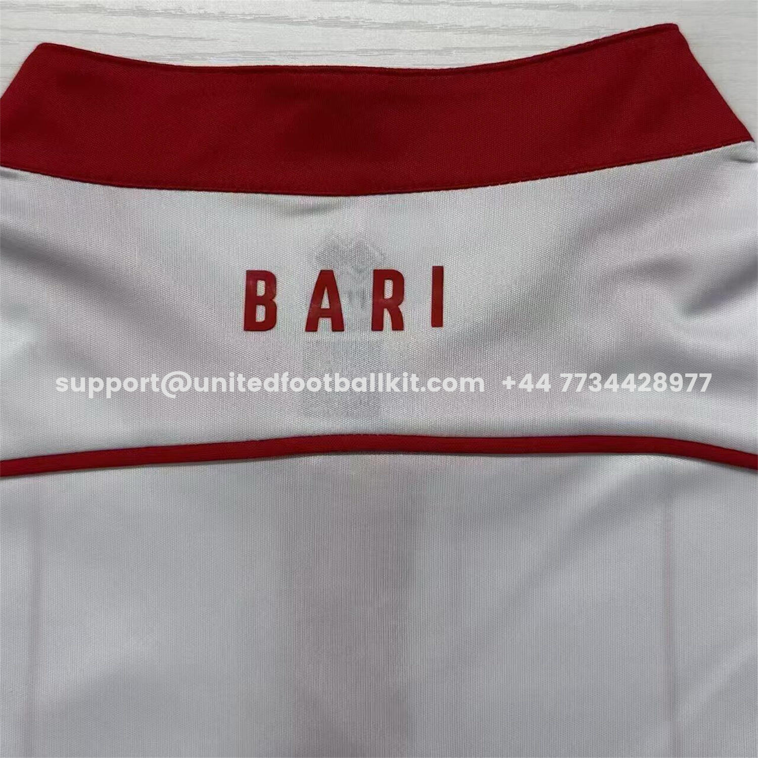 Unitedfootballkit.com | SSC Bari 25-26 Home White Jersey - Fans Version -Customize Name, Number and Patch | Worldwide Shipping