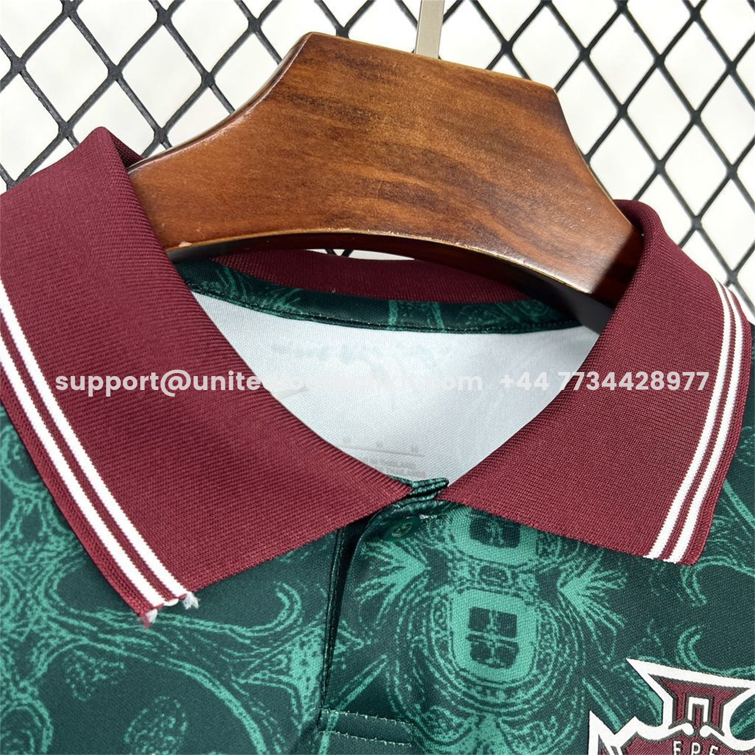 Unitedfootballkit.com | Portugal 2026 Green Special Polo Jersey - Fans Version -Customize Name, Number and Patch | Worldwide Shipping