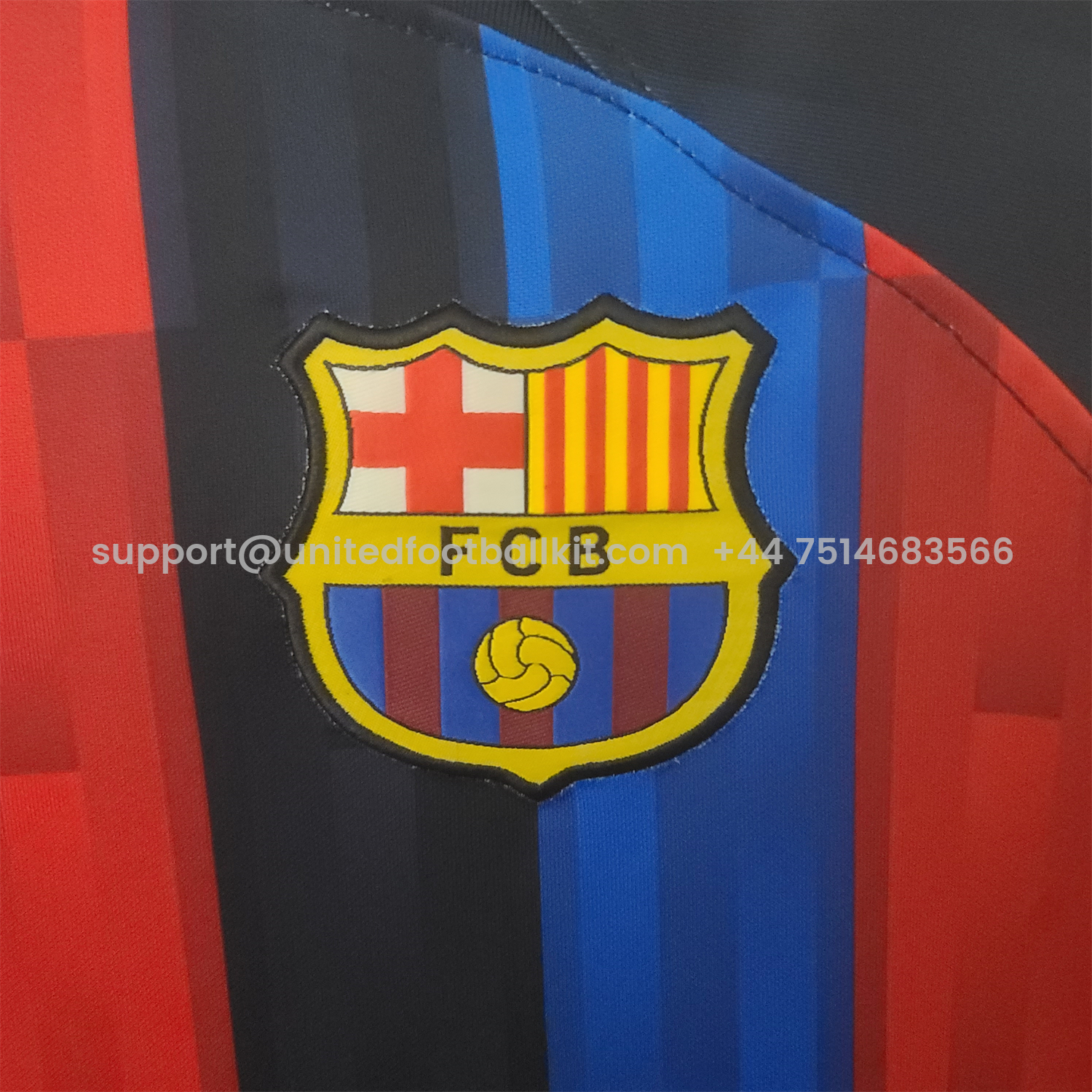 Unitedfootballkit.com | Retro Barcelona 22-23 Owl Sponsor Home Jersey -Customize Name, Number and Patch | Worldwide Shipping