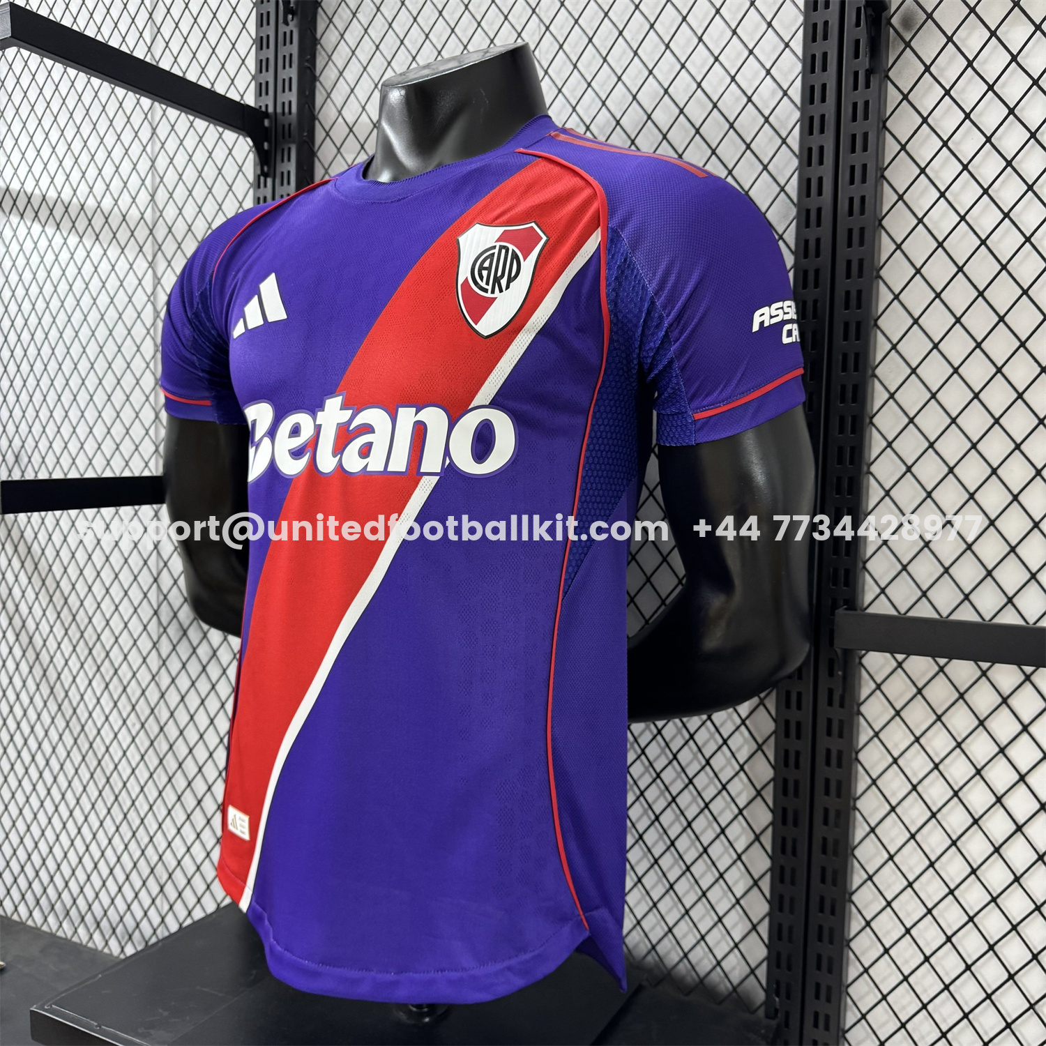 Unitedfootballkit.com | River Plate 25-26 Purple Third Jersey - Player Version -Customize Name, Number and Patch | Worldwide Shipping