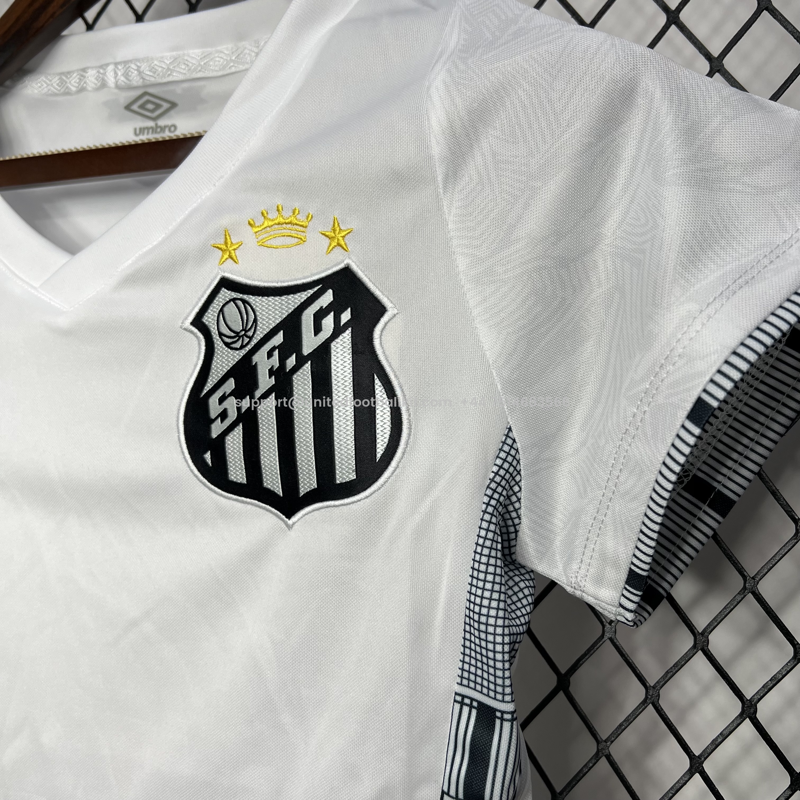 Unitedfootballkit.com | Women's Santos 24-25 Home Unsponsored Jersey - Fans Version -Customize Name, Number and Patch | Worldwide Shipping