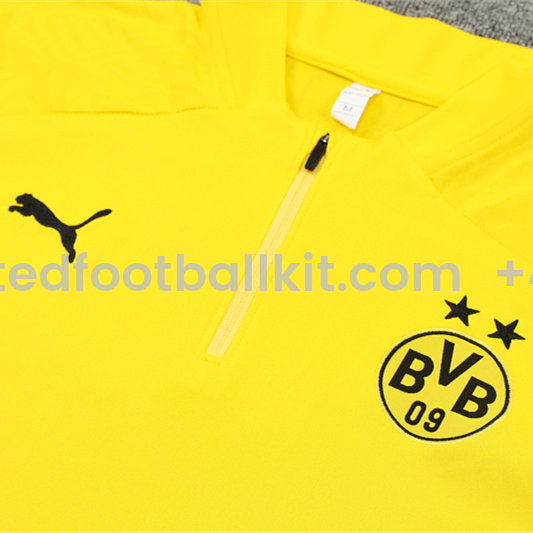 Unitedfootballkit.com | Dortmund 24-25 Long Sleeve Training Set - Yellow -Customize Name, Number and Patch | Worldwide Shipping