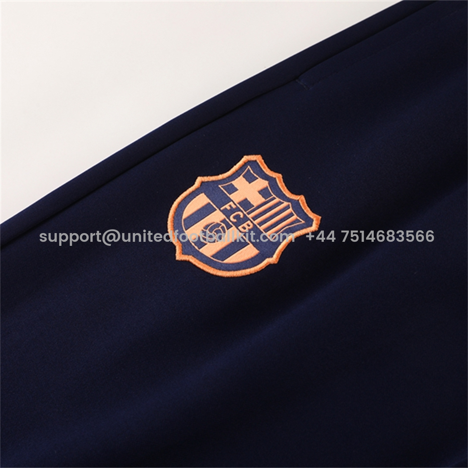 Unitedfootballkit.com | Barcelona 25-26 Jacket Training Tracksuit - Royal Blue top & Royal Blue Pants -Customize Name, Number and Patch | Worldwide Shipping