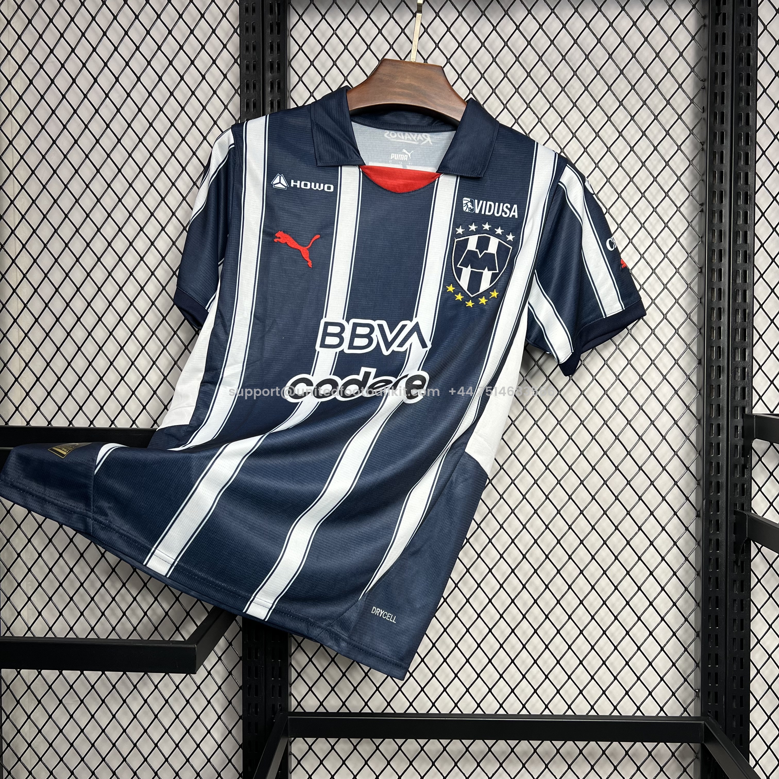 Unitedfootballkit.com | Rayados Monterrey 24-25 Home Stadium Jersey - Fans Version -Customize Name, Number and Patch | Worldwide Shipping
