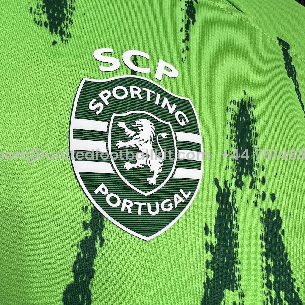 Unitedfootballkit.com | Sporting CP Portugal 24-25 Third Jersey - Fans Version -Customize Name, Number and Patch | Worldwide Shipping