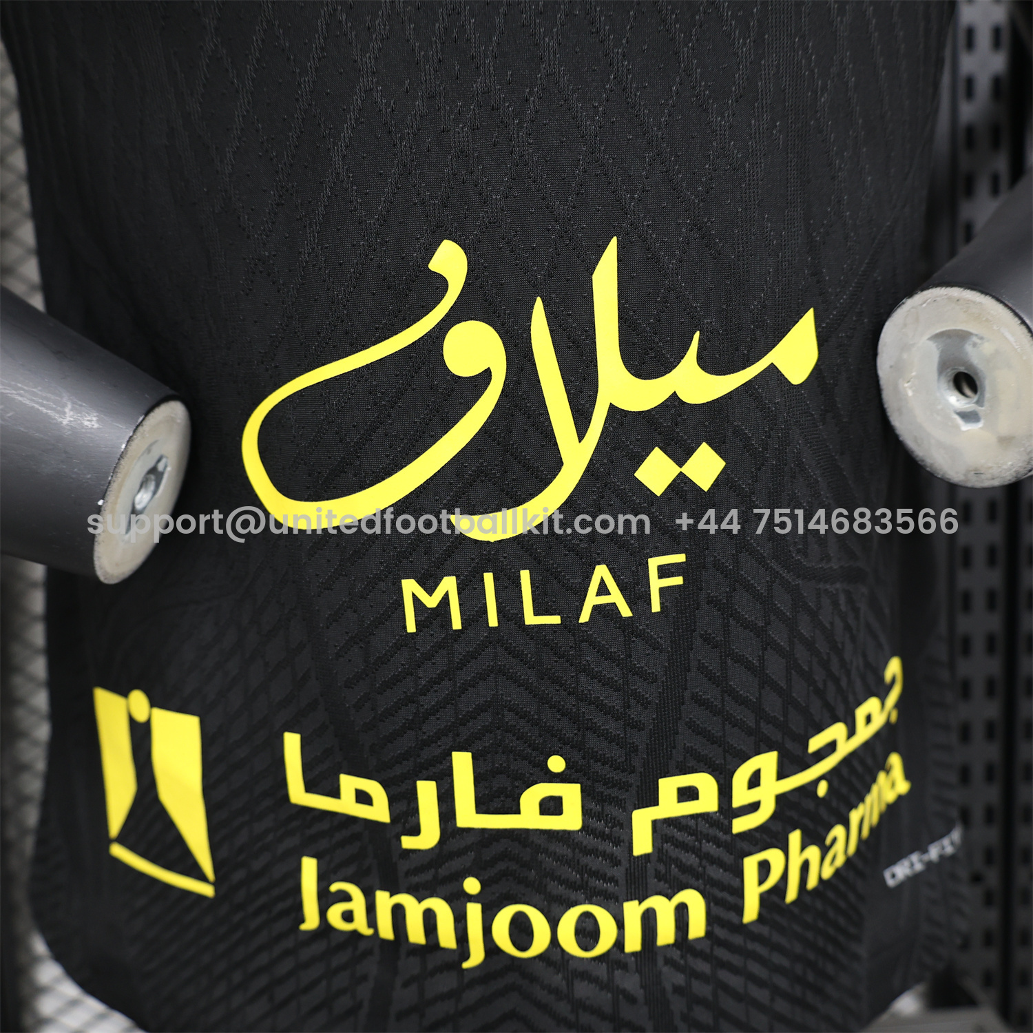 Unitedfootballkit.com | Al Ittihad Jeddah United 24-25 Third Jersey with New Sponsers - Player Version -Customize Name, Number and Patch | Worldwide Shipping