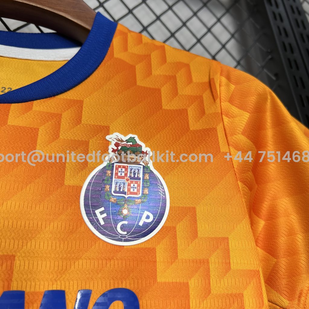 Unitedfootballkit.com | Porto 24-25 Away Kids Kit -Customize Name, Number and Patch | Worldwide Shipping