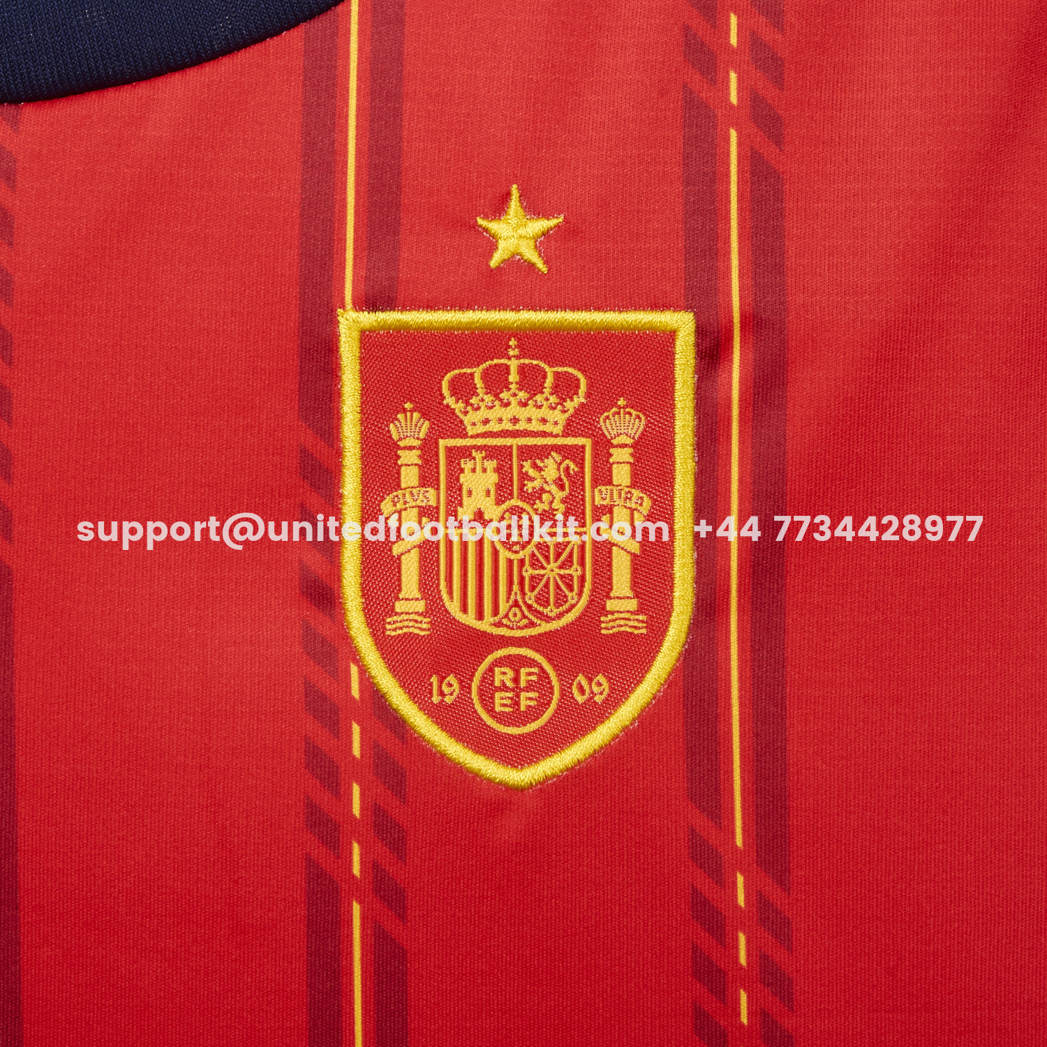 Unitedfootballkit.com | Women's Spain 2026 Home Cropped Jersey -Customize Name, Number and Patch | Worldwide Shipping