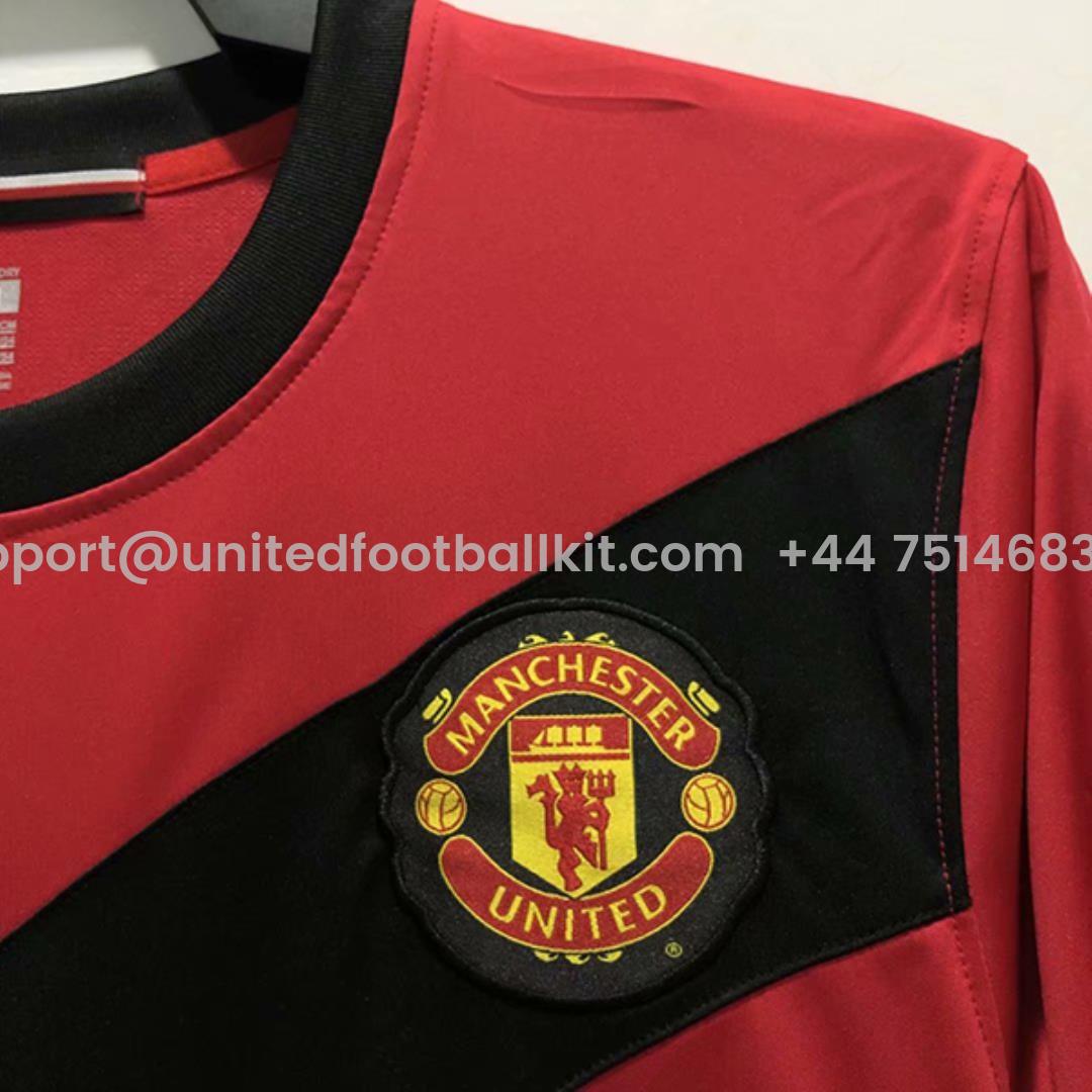 Unitedfootballkit.com | Retro Manchester United 09-10 Home Long Sleeve Jersey -Customize Name, Number and Patch | Worldwide Shipping