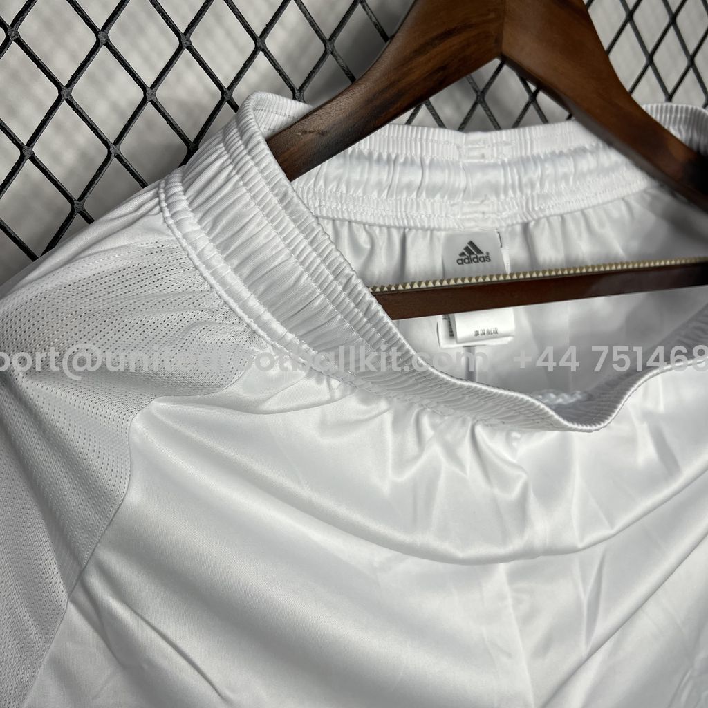Unitedfootballkit.com | Real Madrid 24-25 Home Shorts - Fans Version -Customize Name, Number and Patch | Worldwide Shipping