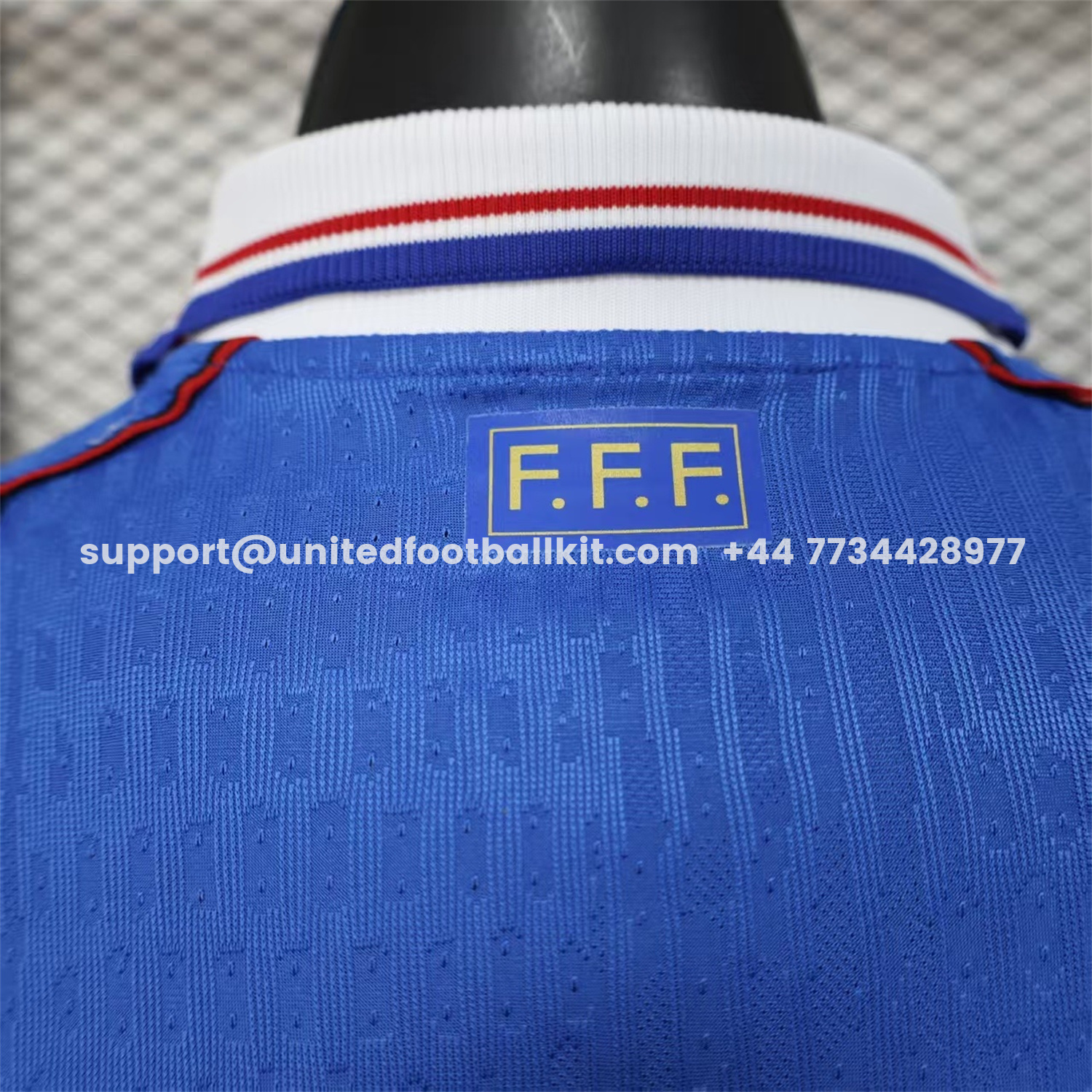 Unitedfootballkit.com | Retro France 1998 Home Blue Jersey - Player Version -Customize Name, Number and Patch | Worldwide Shipping
