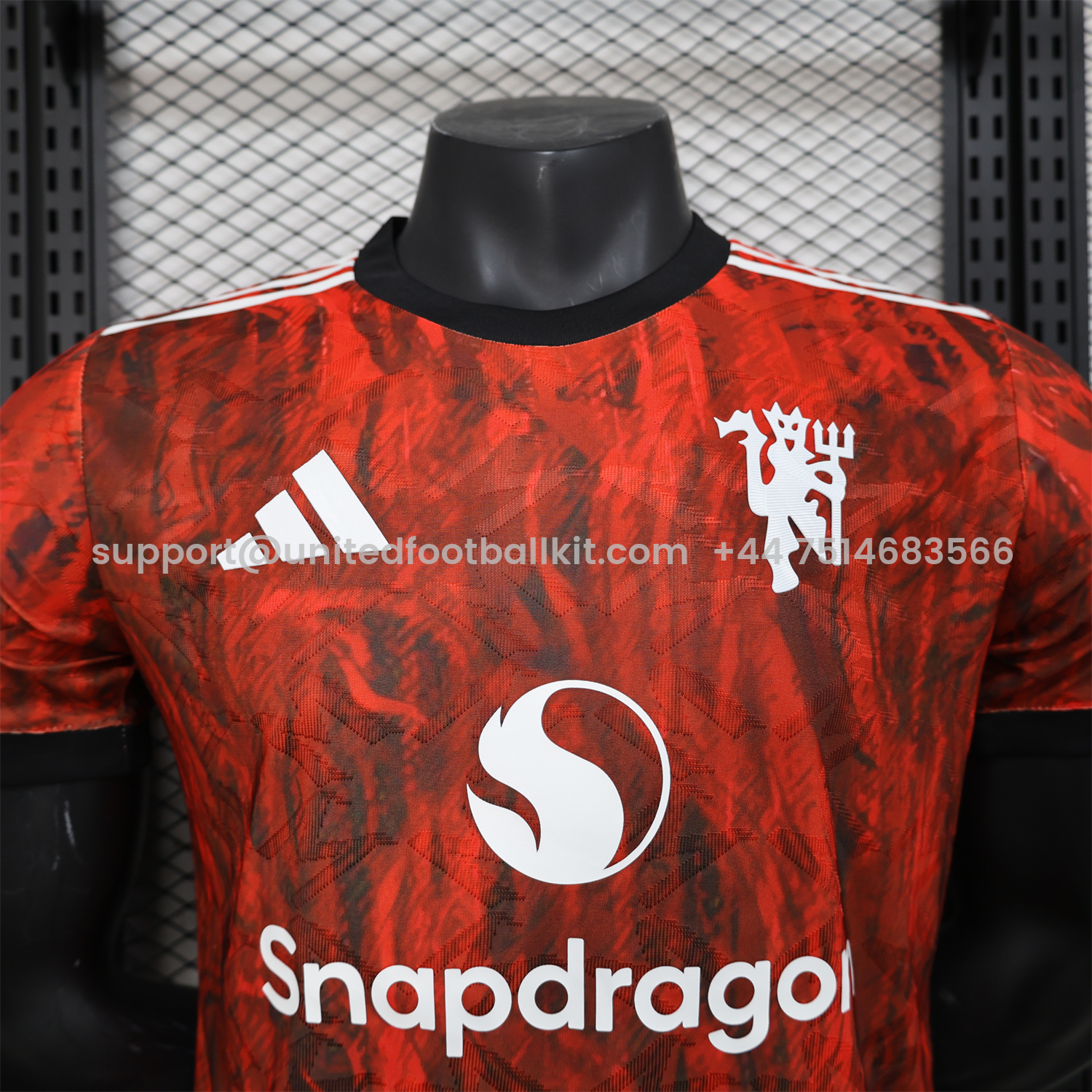 Unitedfootballkit.com | Manchester United 24-25 Red Fire Special Edition Jersey - Player Version -Customize Name, Number and Patch | Worldwide Shipping