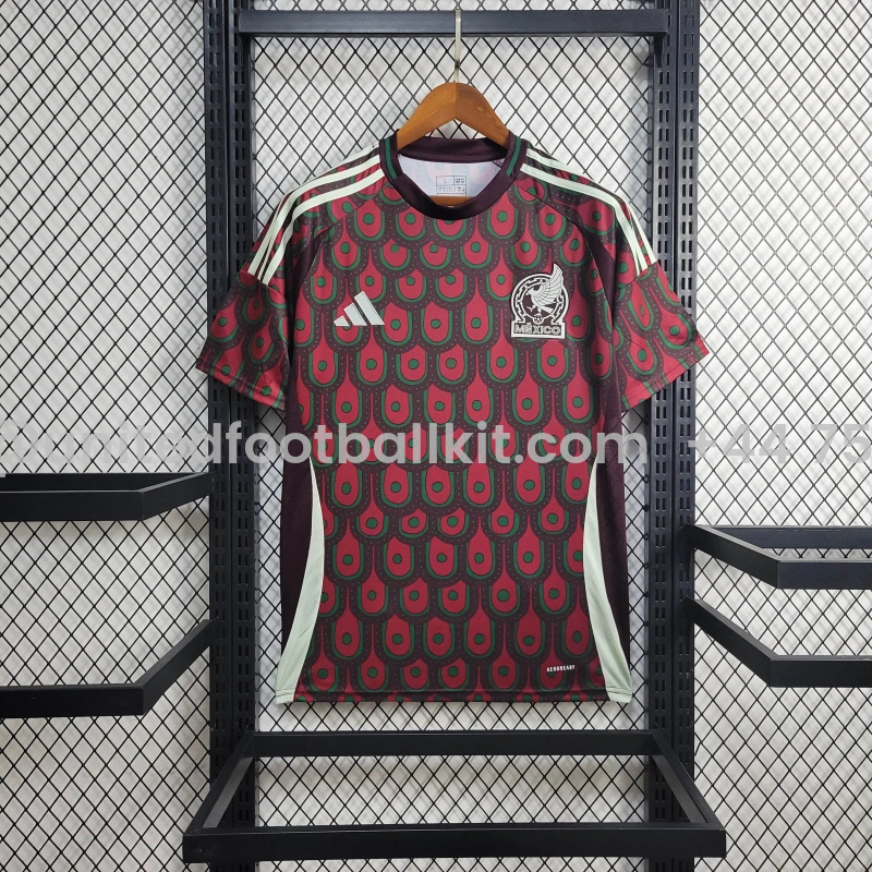 Unitedfootballkit.com | Mexico 2024 Home Stadium Jersey - Fans Version -Customize Name, Number and Patch | Worldwide Shipping
