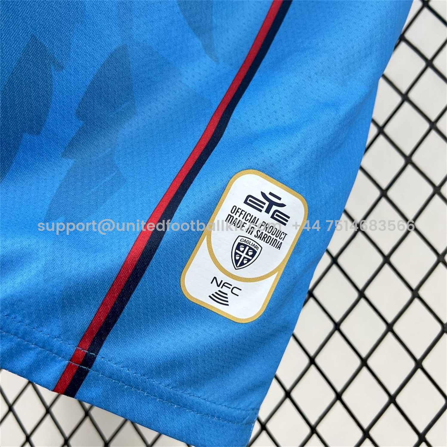 Unitedfootballkit.com | Cagliari Calcio 25-26 Third Jersey - Fans Version -Customize Name, Number and Patch | Worldwide Shipping