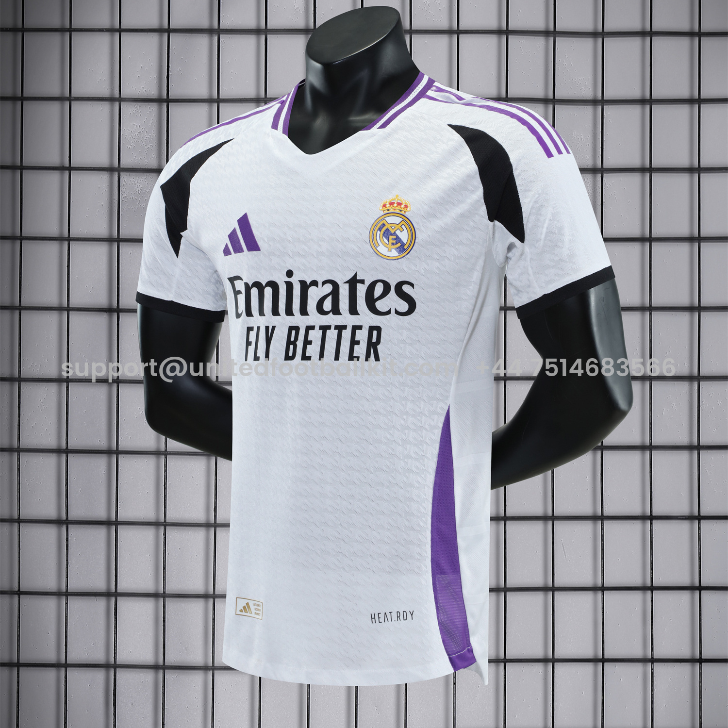 Unitedfootballkit.com | Real Madrid 25-26 Purple Edge Special Edition Jersey - Player Version -Customize Name, Number and Patch | Worldwide Shipping