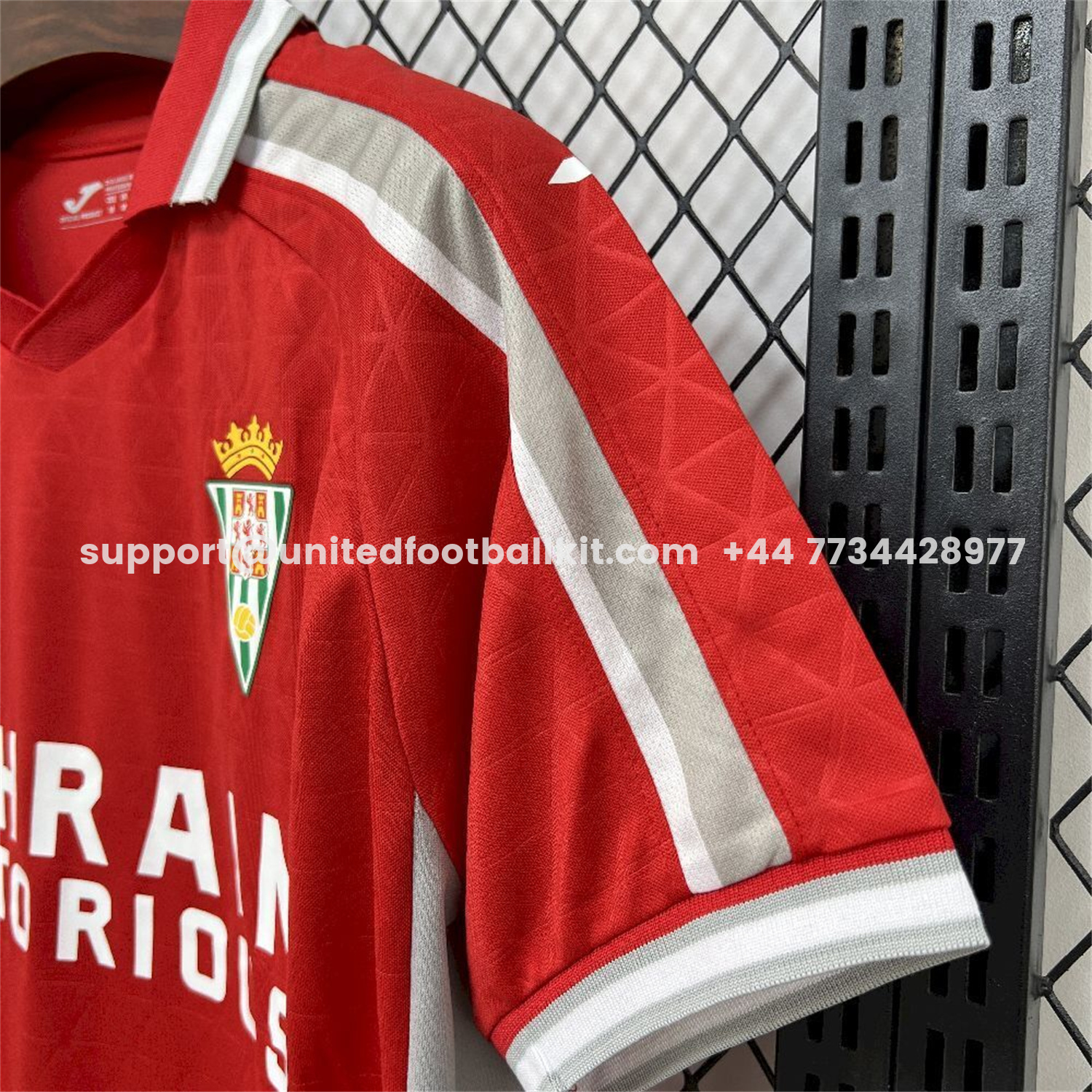 Unitedfootballkit.com | Cordoba 25-26 Third Red Jersey - Fans Version -Customize Name, Number and Patch | Worldwide Shipping