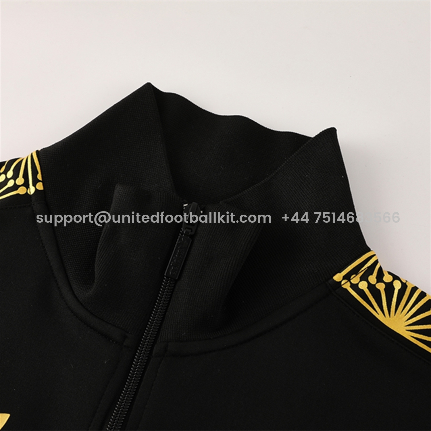 Unitedfootballkit.com | Mexico 2025 Gold Cup Jacket Training Tracksuit - Black Top & Pants -Customize Name, Number and Patch | Worldwide Shipping