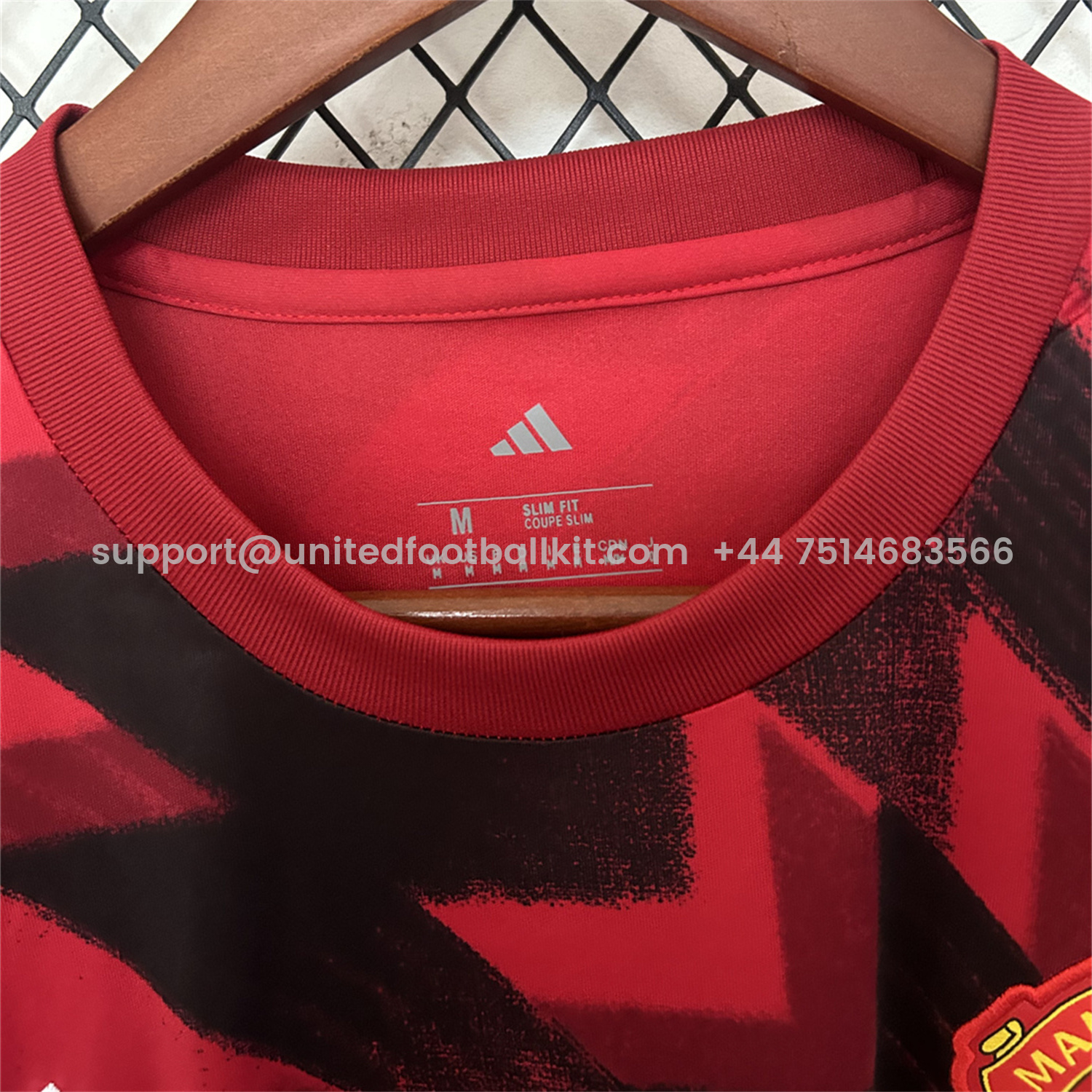 Unitedfootballkit.com | Manchester United 25-26 Red Pre-match Training Jersey - Fans Version -Customize Name, Number and Patch | Worldwide Shipping