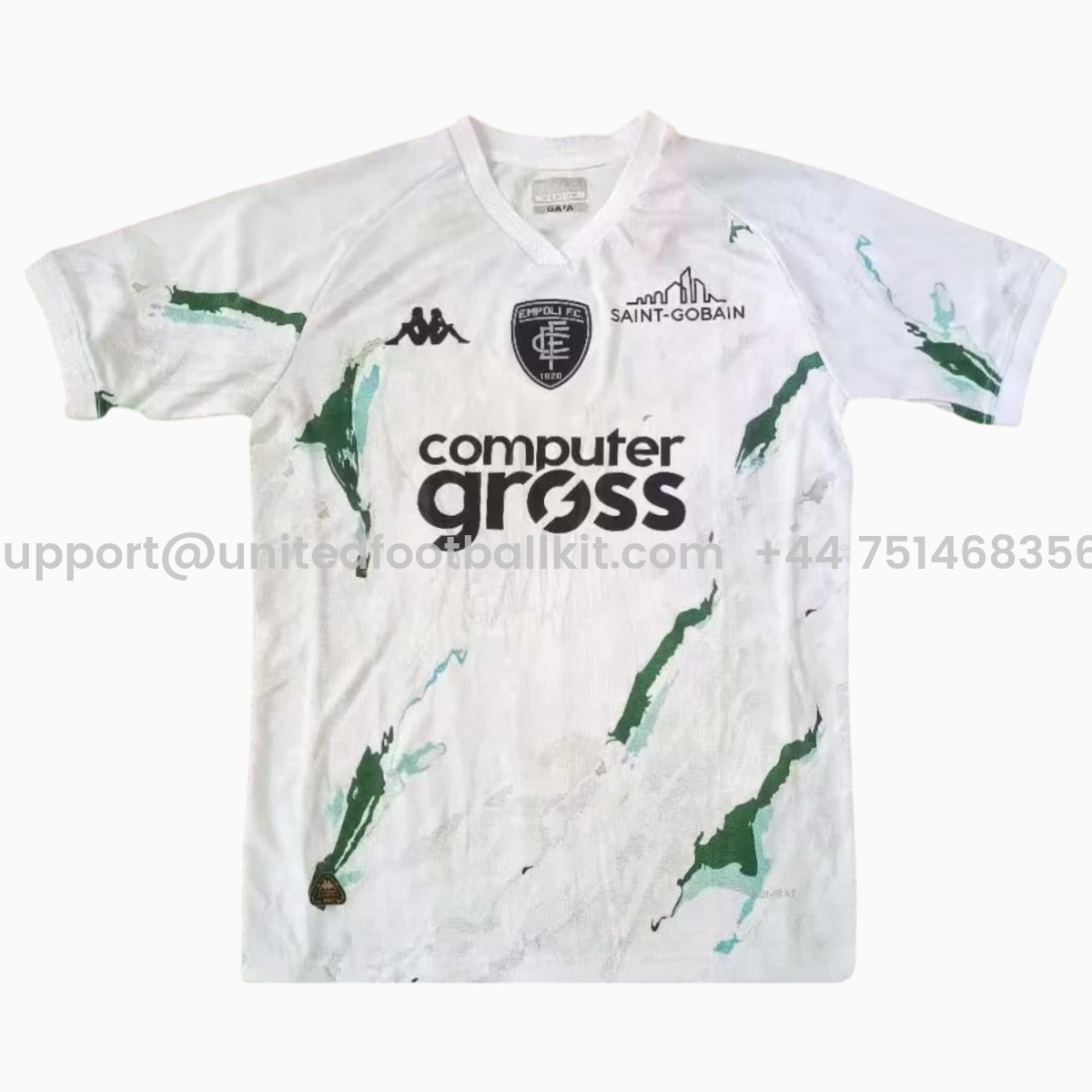 Unitedfootballkit.com | Empoli 24-25 Away Jersey - Fans Version -Customize Name, Number and Patch | Worldwide Shipping