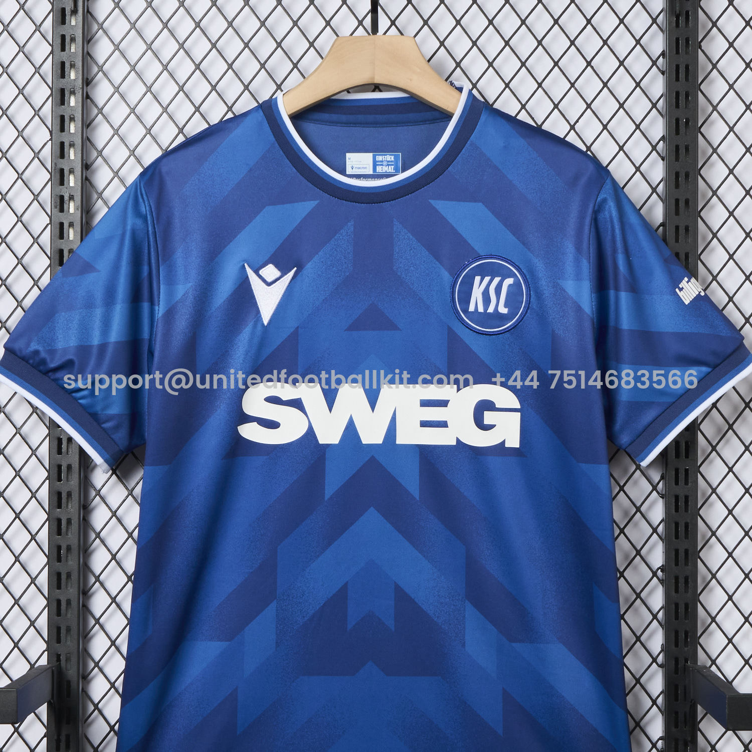 Unitedfootballkit.com | Karlsruher SC 25-26 Home Jersey - Fans Version -Customize Name, Number and Patch | Worldwide Shipping