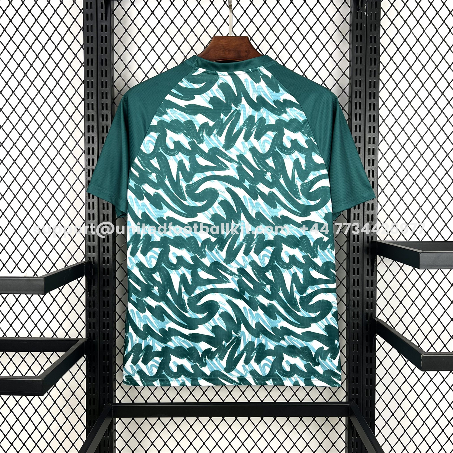 Unitedfootballkit.com | Portugal 2026 Pre-Match Teal Green Jersey - Fans Version -Customize Name, Number and Patch | Worldwide Shipping