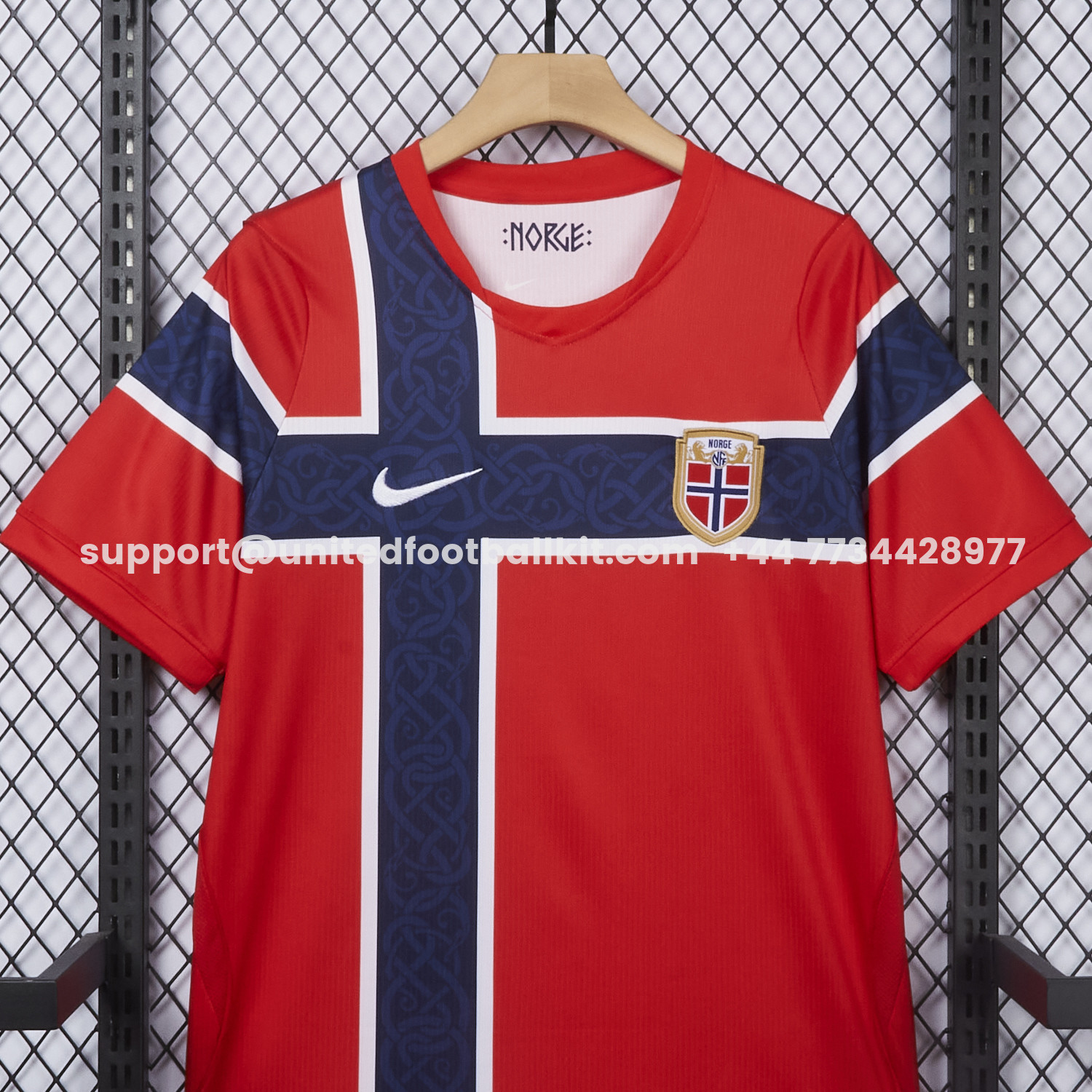 Unitedfootballkit.com | Norway 2026 Home Jersey - Fans Version -Customize Name, Number and Patch | Worldwide Shipping