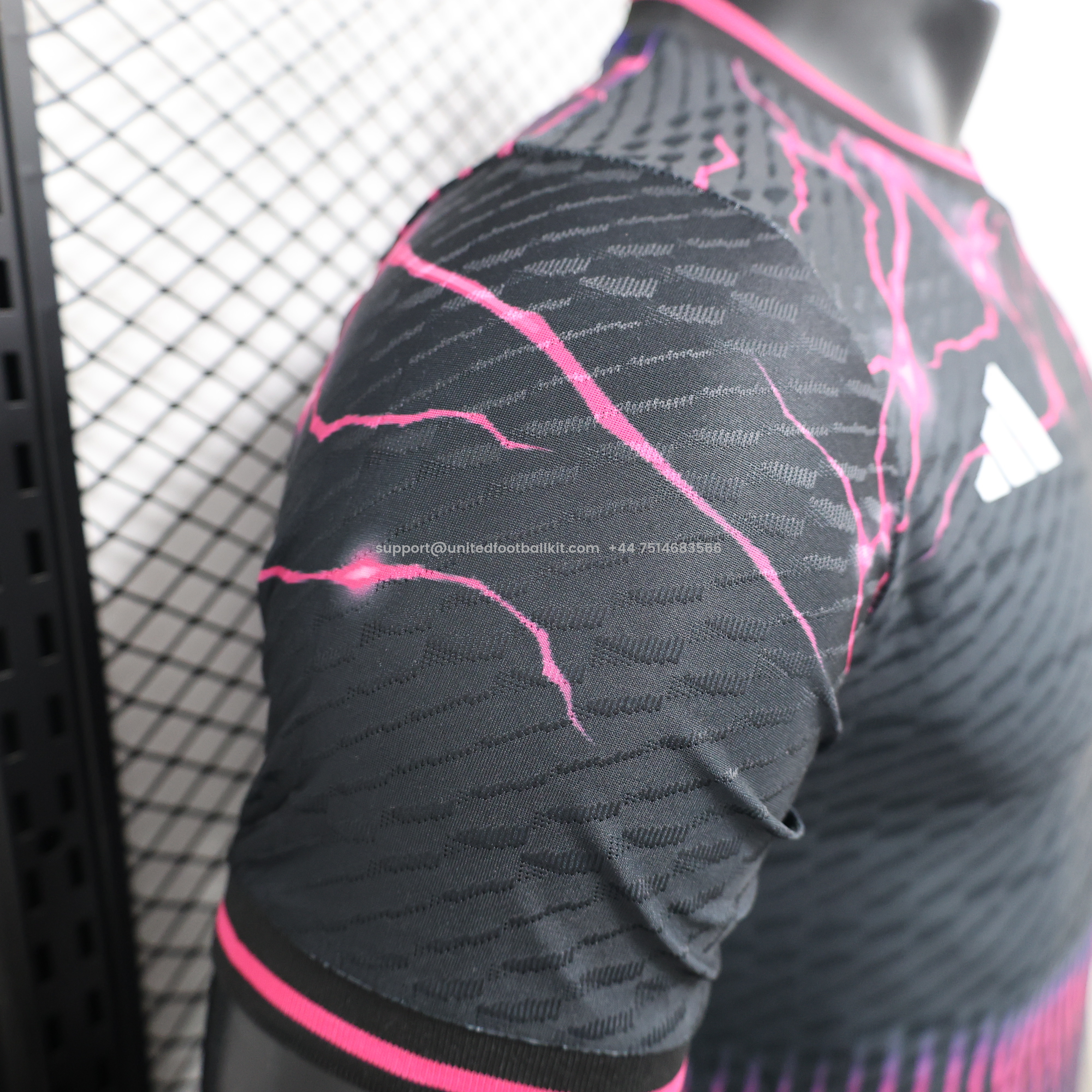 Unitedfootballkit.com | Real Madrid 24-25 Leopard Special Edition Black Jersey - Player Version -Customize Name, Number and Patch | Worldwide Shipping