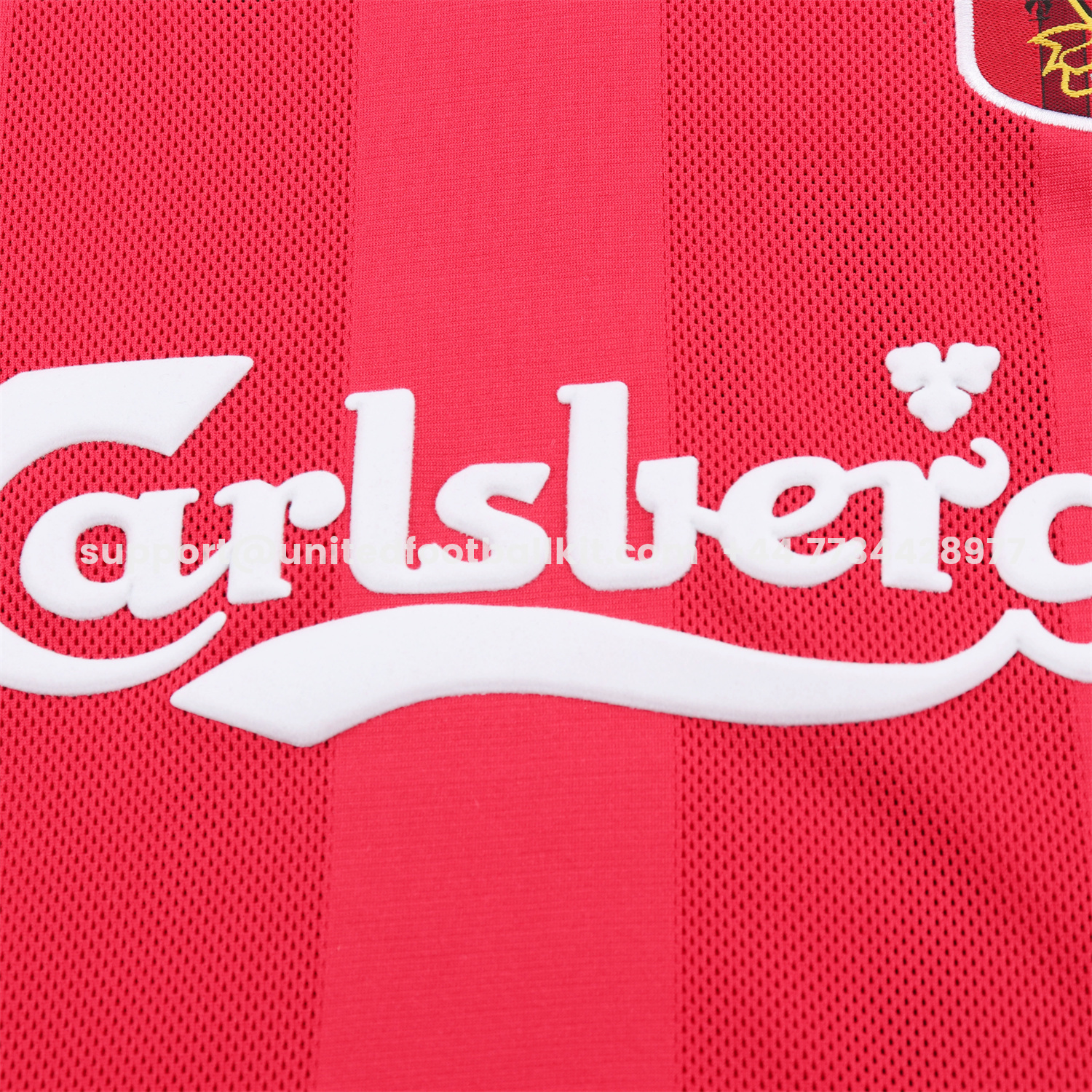 Unitedfootballkit.com | Retro Liver.pool 1995-96 Home Kids Kit -Customize Name, Number and Patch | Worldwide Shipping