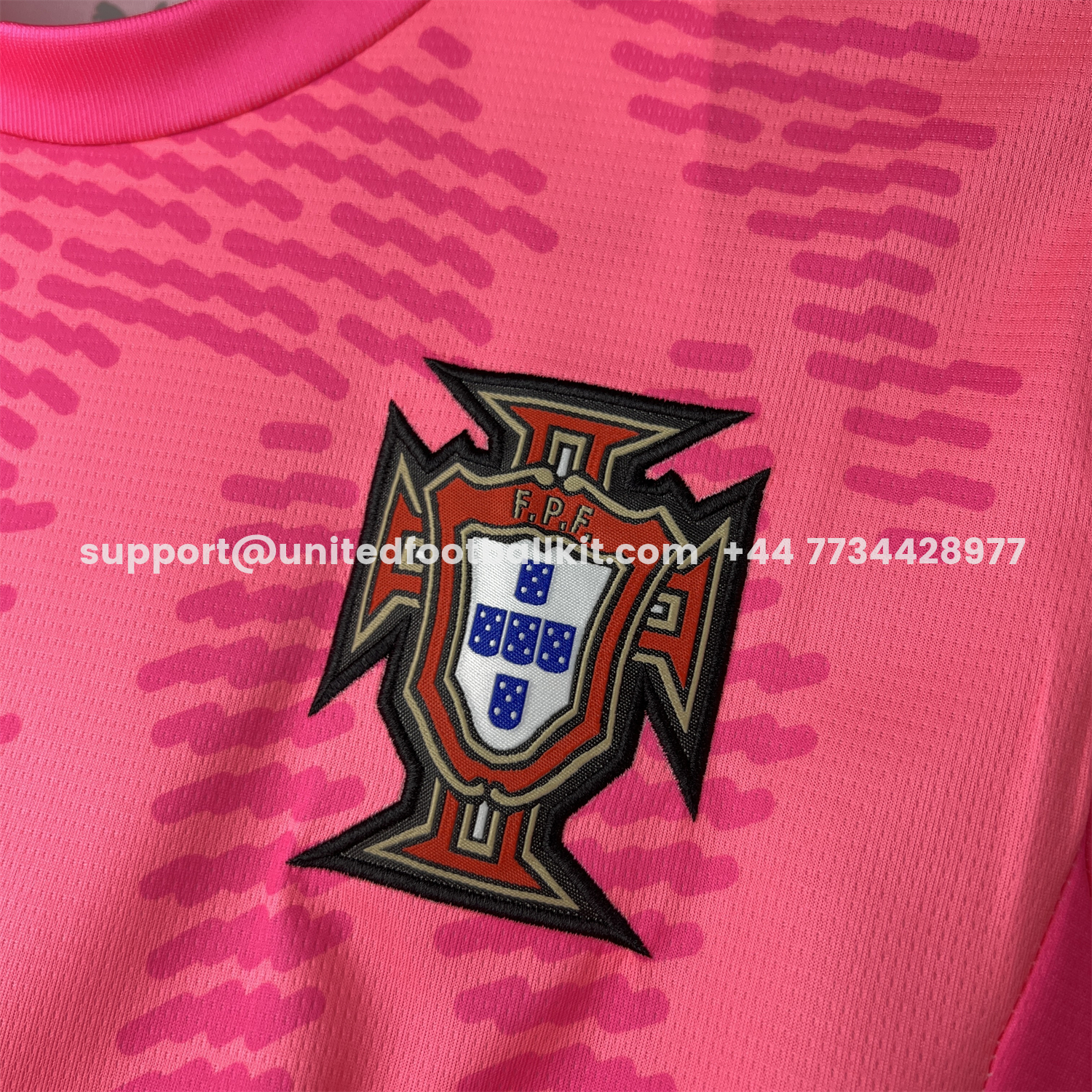 Unitedfootballkit.com | Portugal 2026 Pink Special Jersey - Fans Version -Customize Name, Number and Patch | Worldwide Shipping