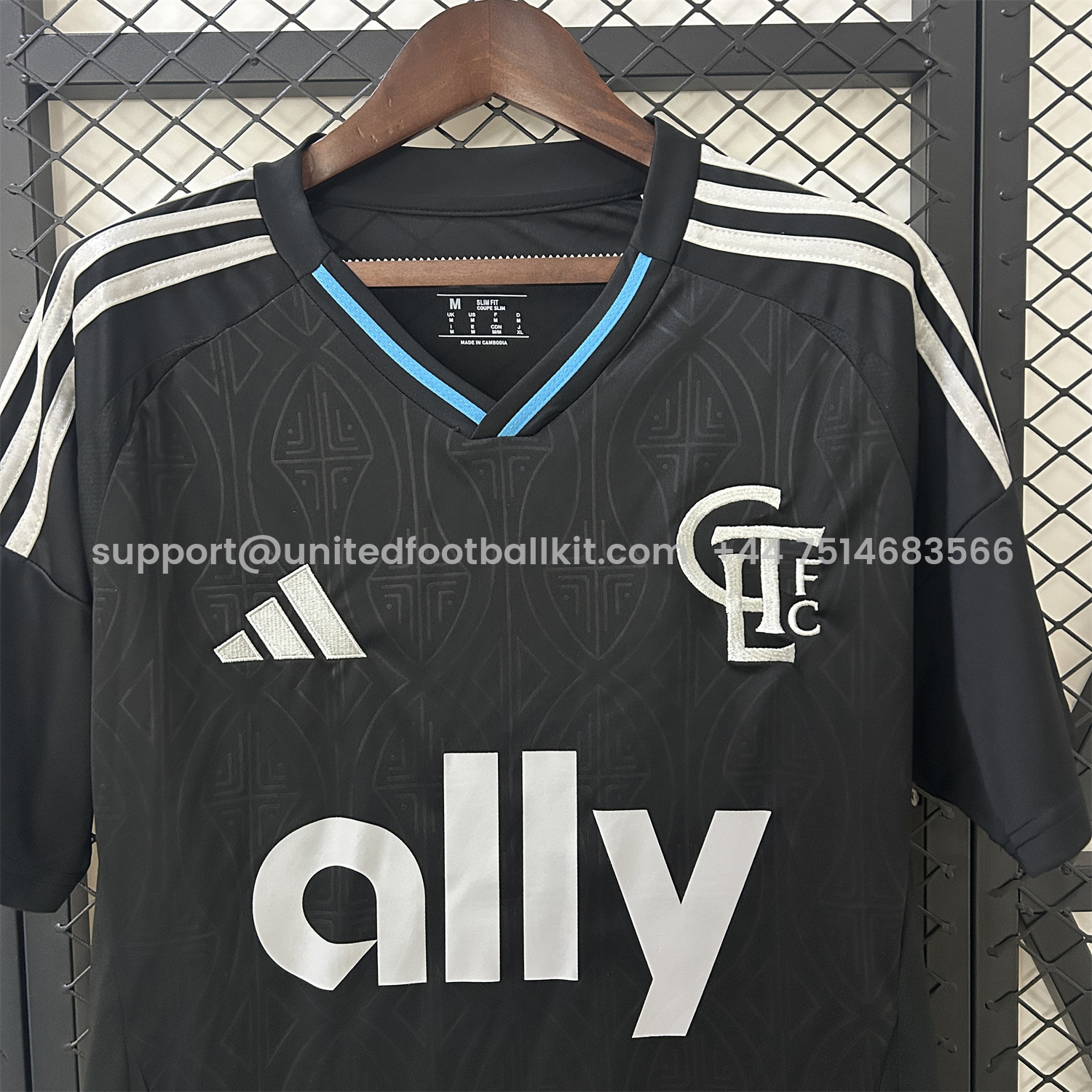 Unitedfootballkit.com | Charlotte 2025 Away Jersey - Fans Version -Customize Name, Number and Patch | Worldwide Shipping